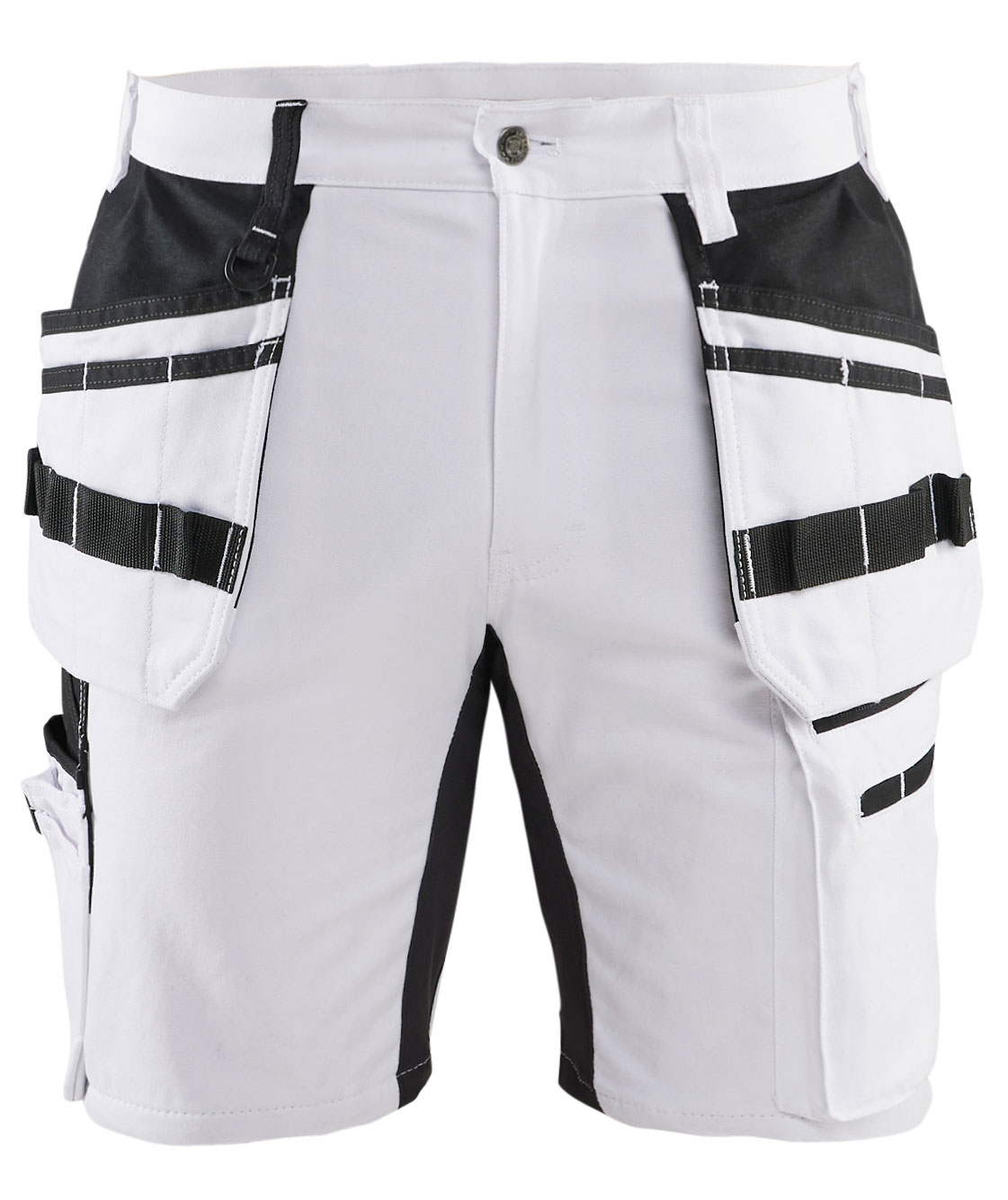 Bl&aring;kl&auml;der X1900 h&aring;ndv&aelig;rkershorts, Hvid/Sort