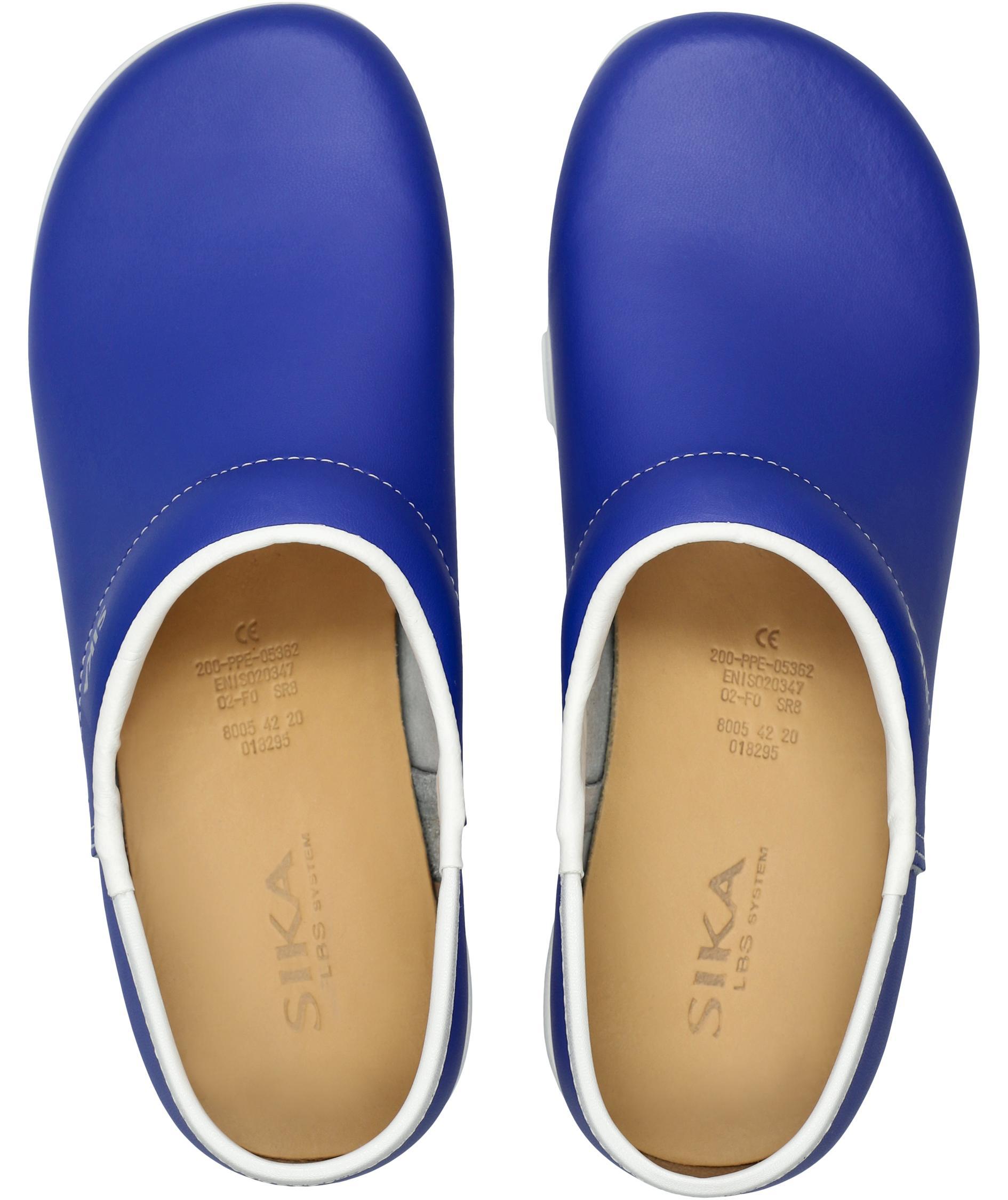 2. sortering Sika flex tr&aelig;sko med h&aelig;lkappe O2, Bl&aring;/Hvid, large image number 4