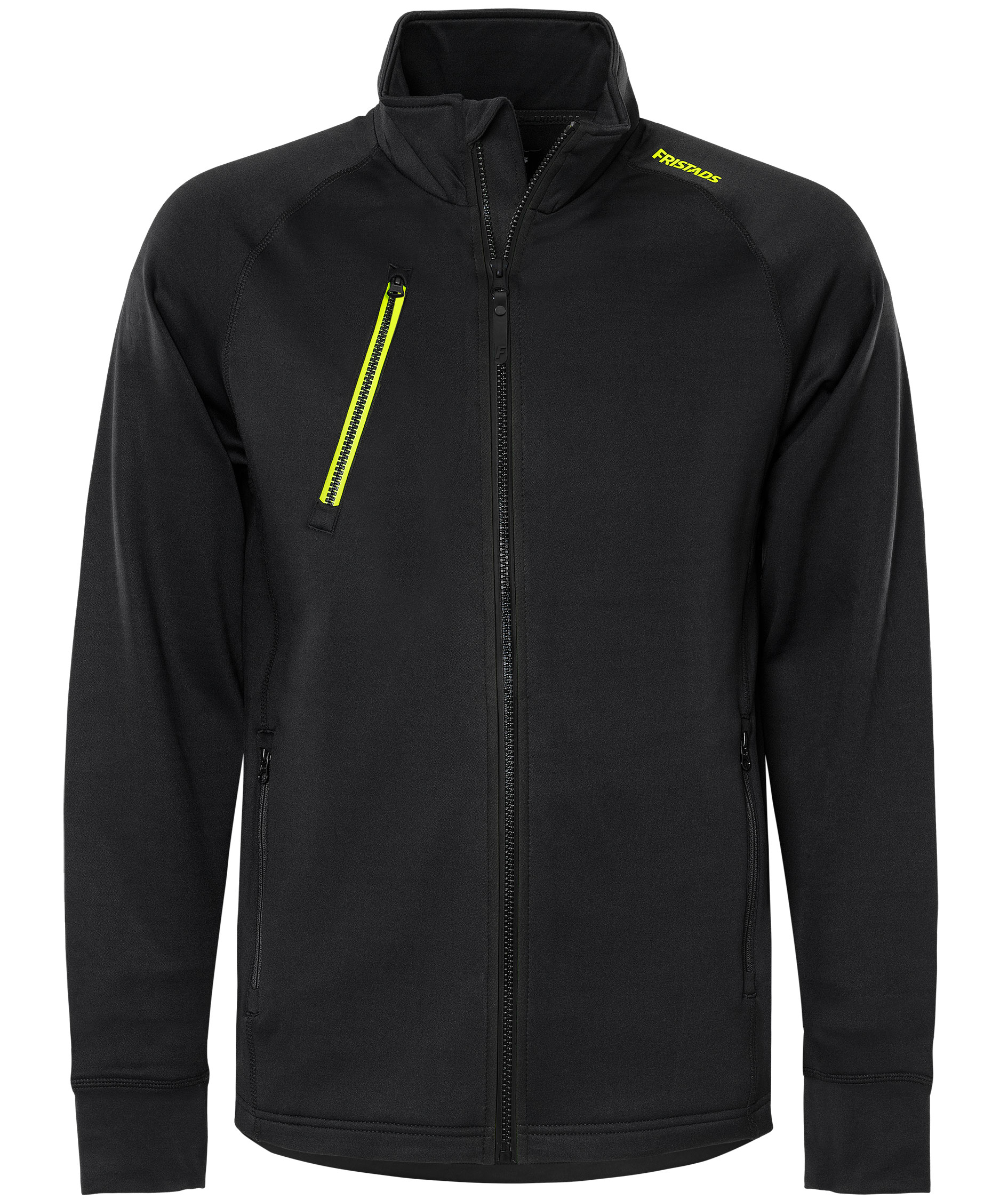 Fristads Polartec&reg; fleecejacka 4870 GPY full stretch, Svart