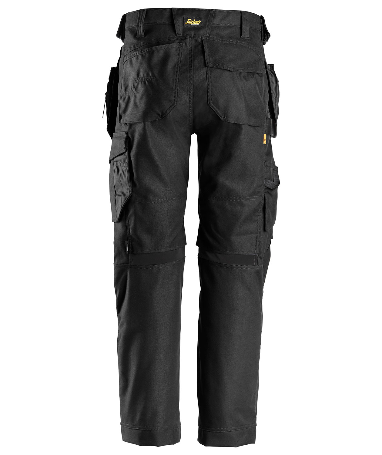 Snickers AllroundWork Canvas+ h&aring;ndv&aelig;rkerbukser 6224, Sort, large image number 2