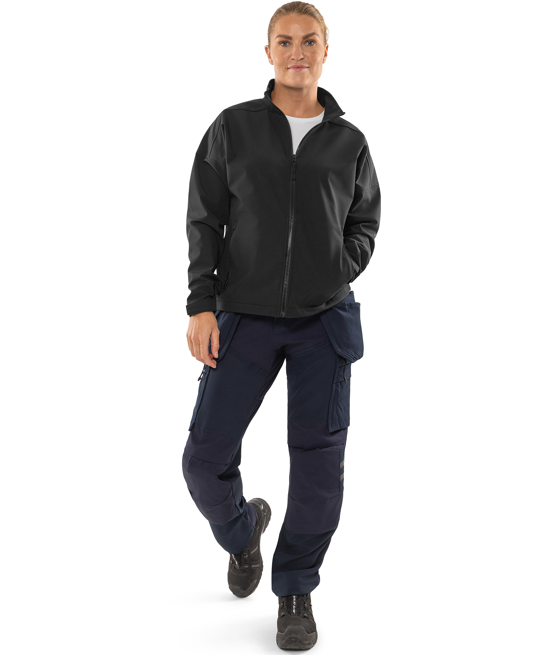 Fristads softshelljacka dam, Svart