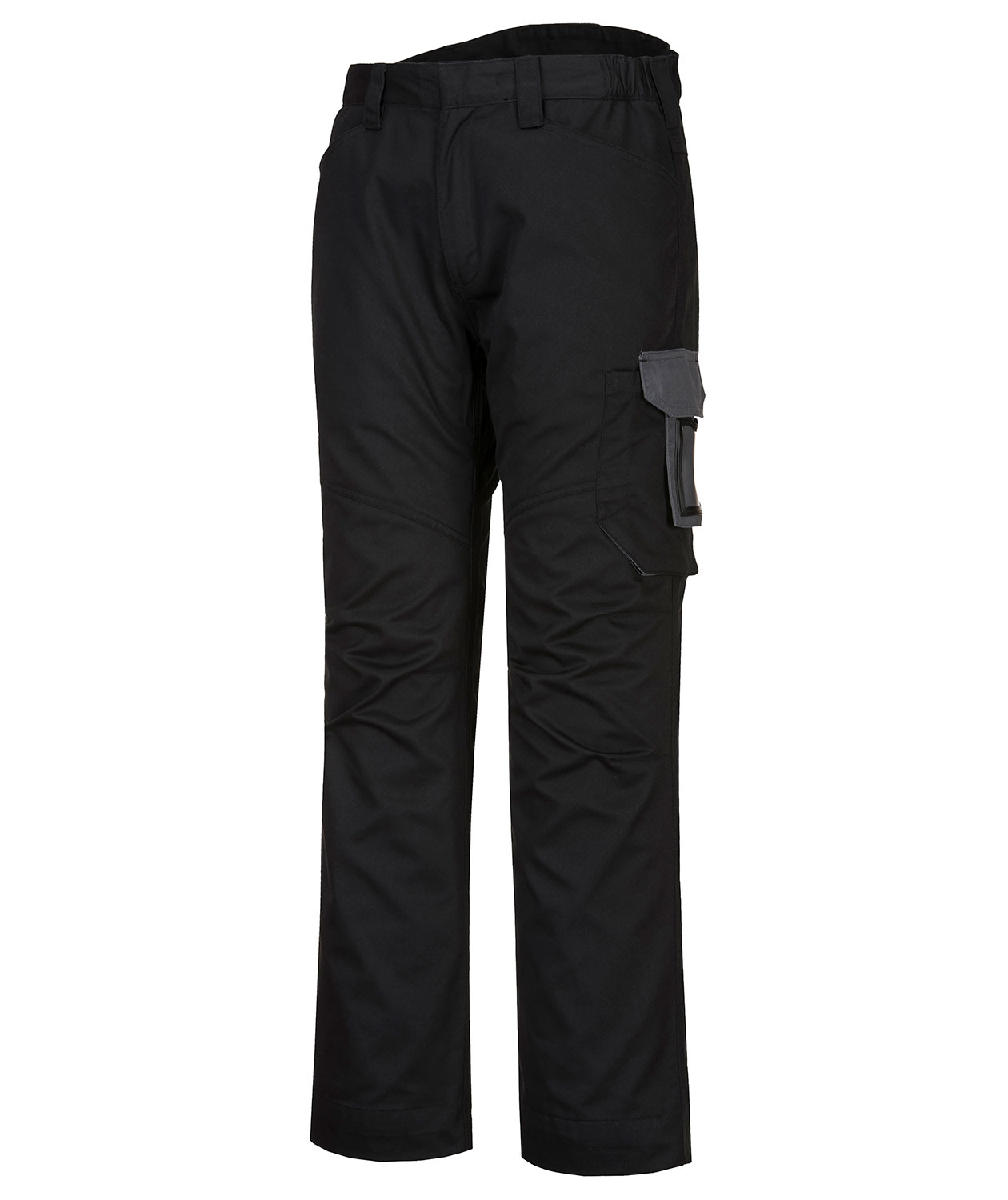 Portwest PW2 servicebukser, Sort/Gr&aring;
