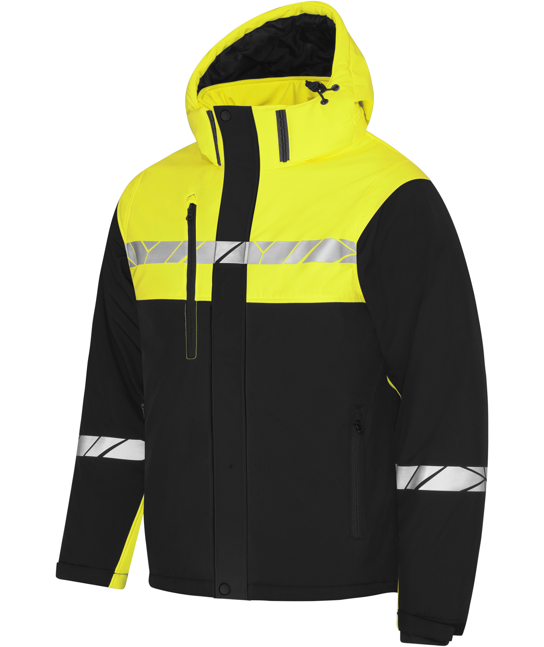ProJob winter jacket 7415, Black/Yellow, large image number 4