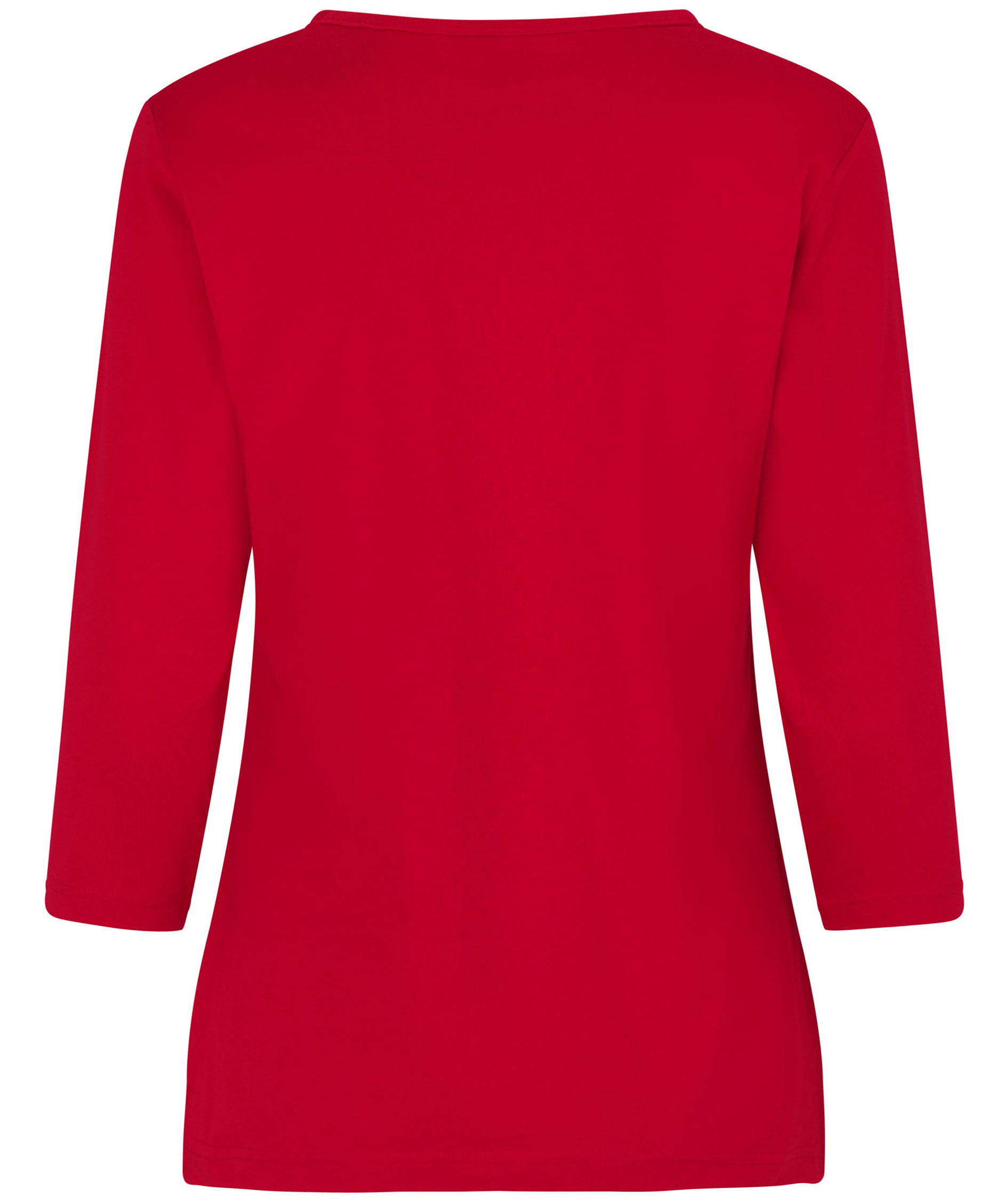 ID PRO Wear 3/4 ermet dame T-skjorte, R&oslash;d, large image number 2