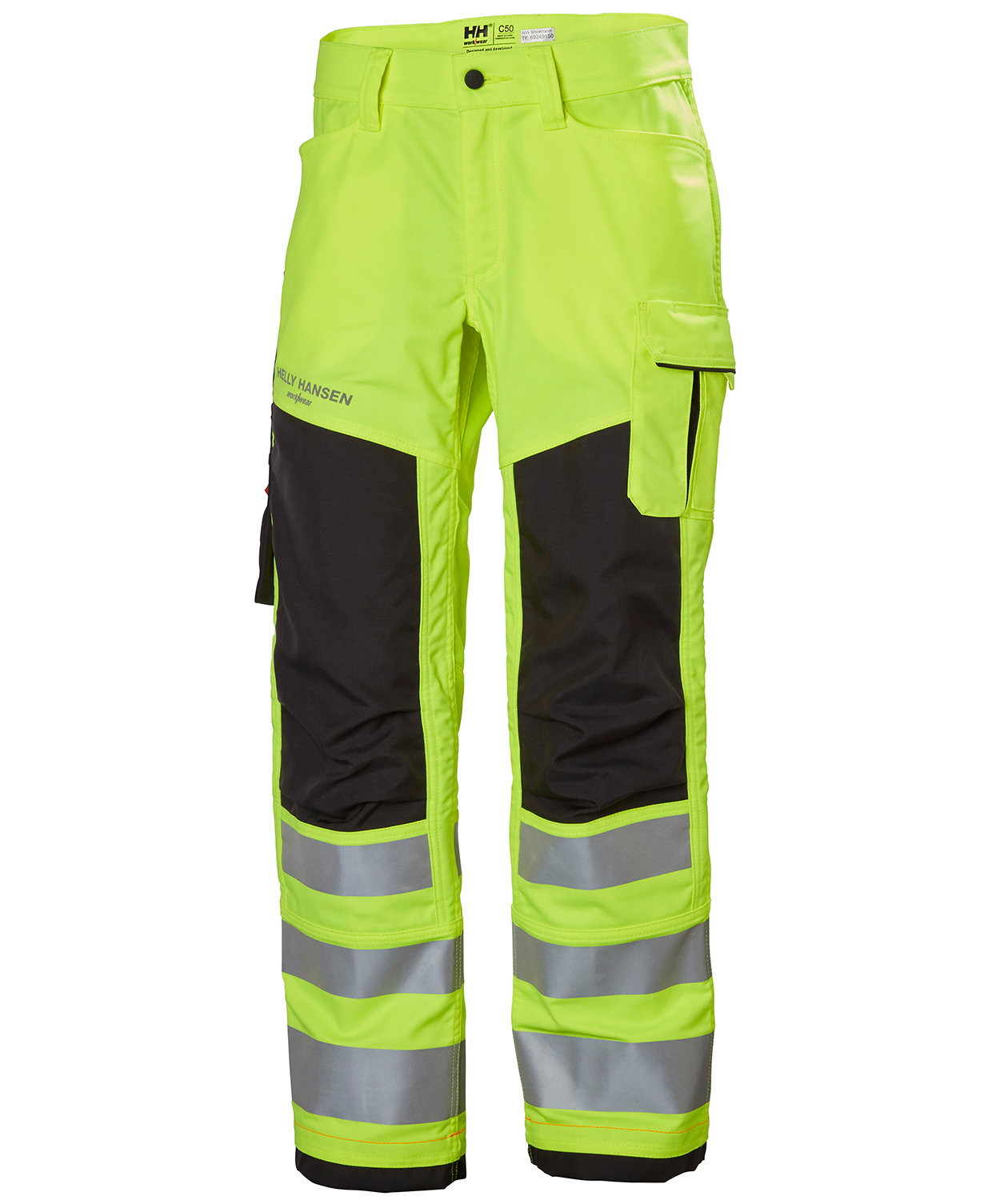Helly Hansen Alna 2.0 arbeidsbukse, Hi-vis gul/charcoal, large image number 0