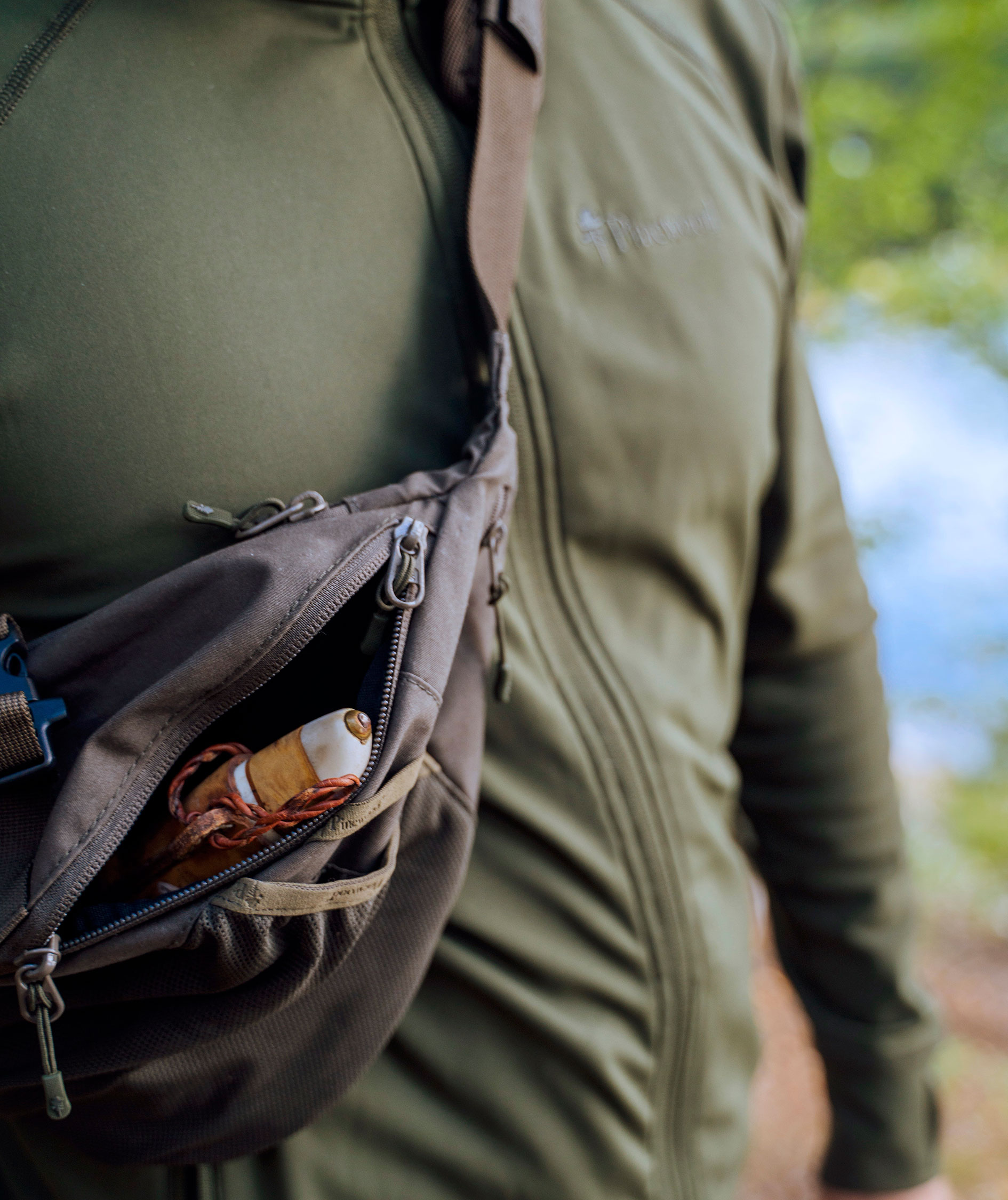 Pinewood Finnveden fleecejakke, Moss green, large image number 3