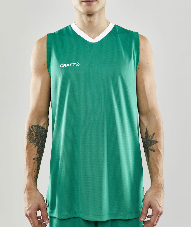 Craft Progress Basket tank top, Team green