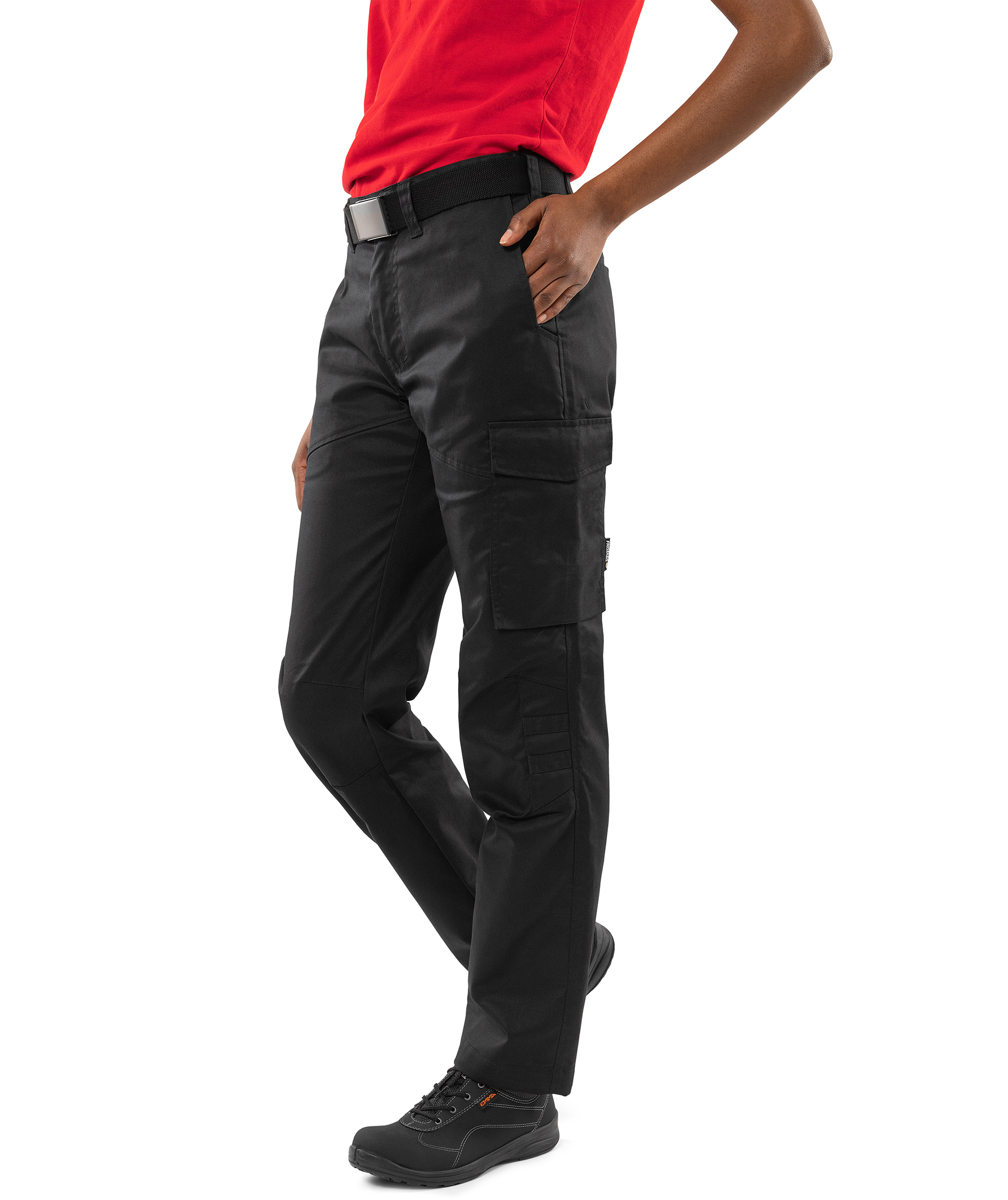 Fristads servicebyxa 2931 GWM dam, Svart, large image number 5