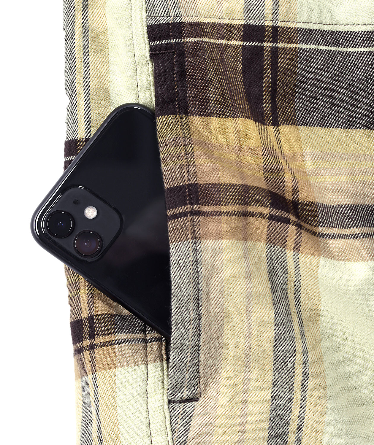 Carhartt foret flanell skjortejakke, Dark brown, large image number 4