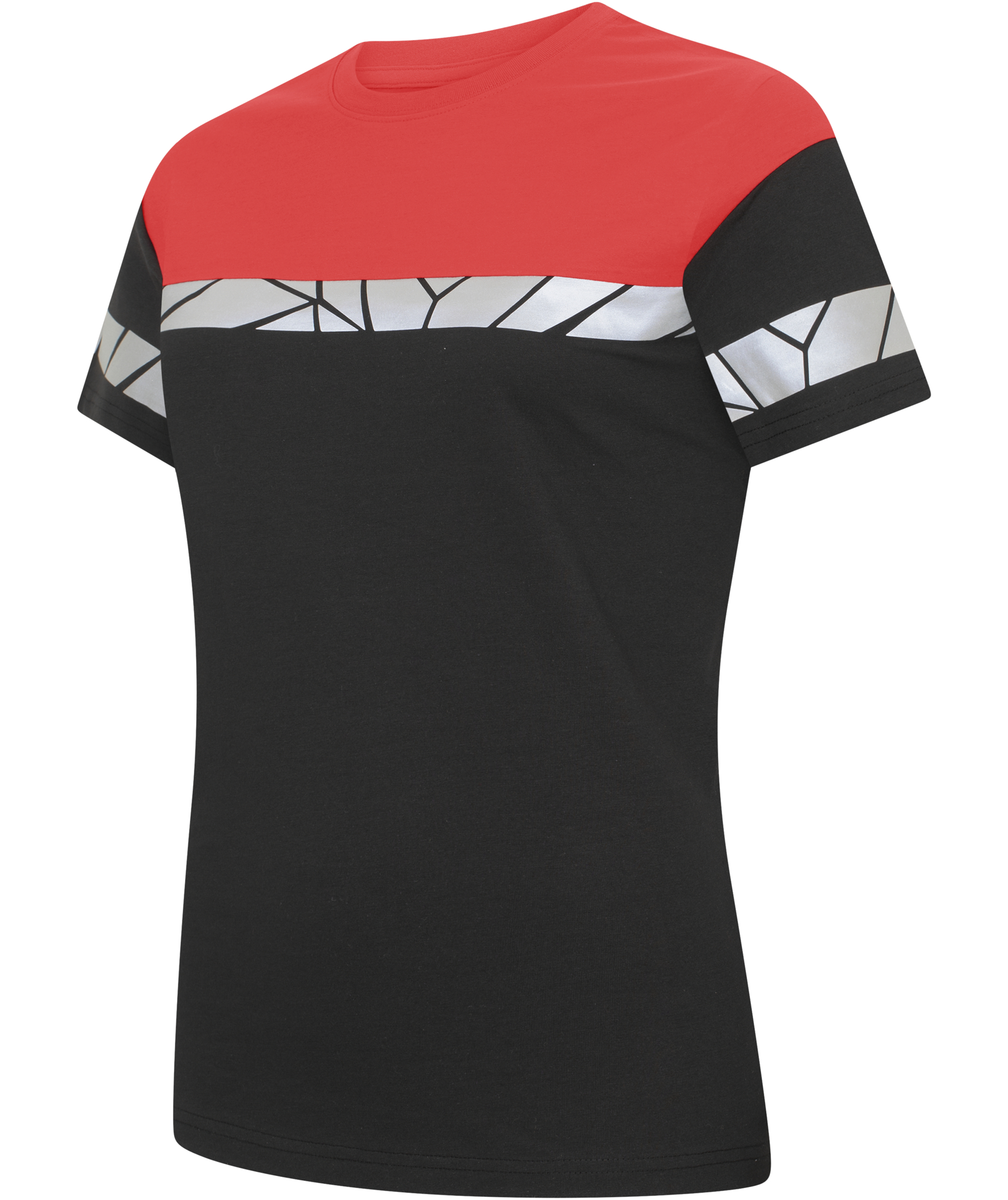 ProJob women's T-shirt 7005, Black/Red, large image number 4