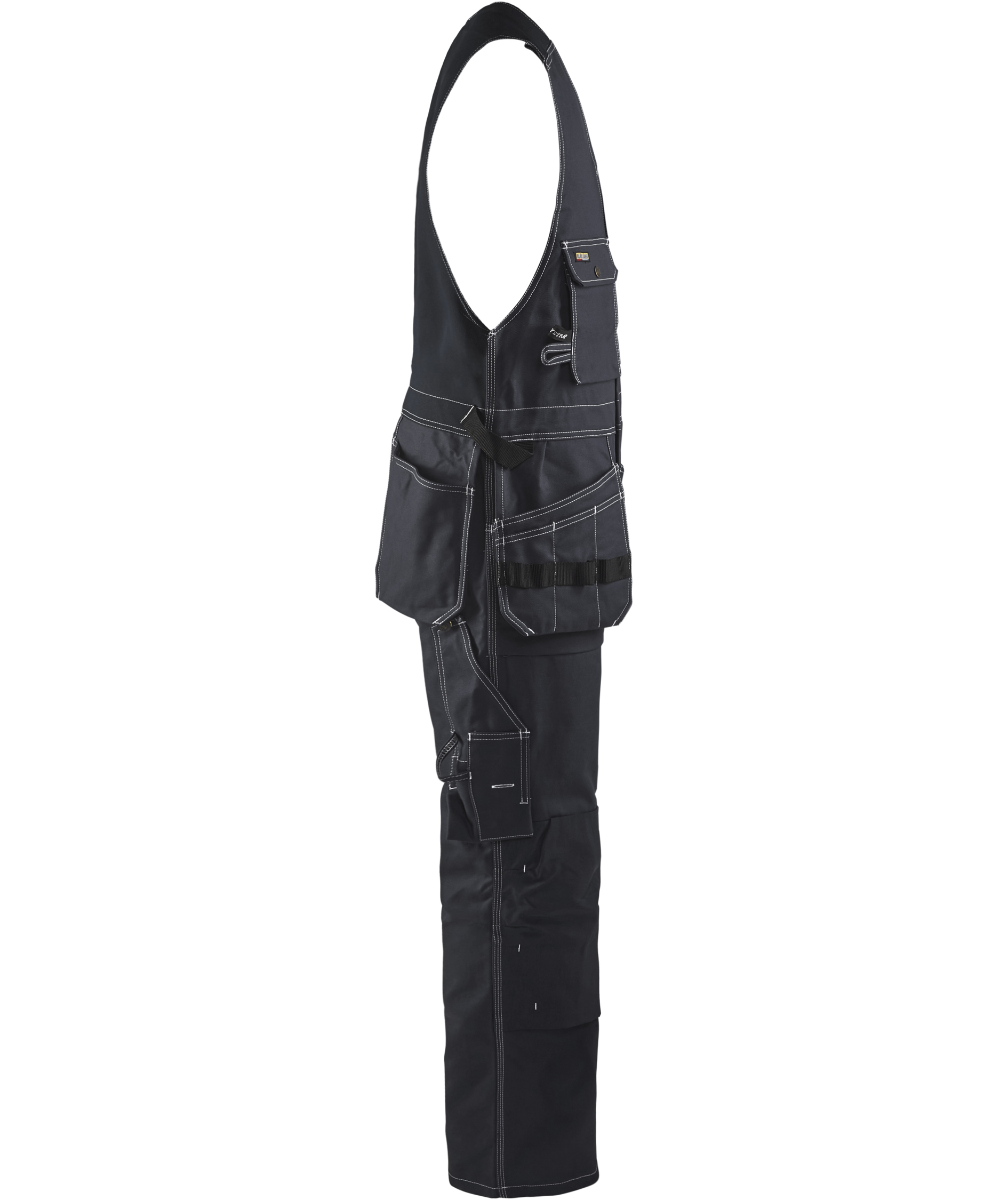 Bl&aring;kl&auml;der craftsman one-piece trousers, Black, large image number 2
