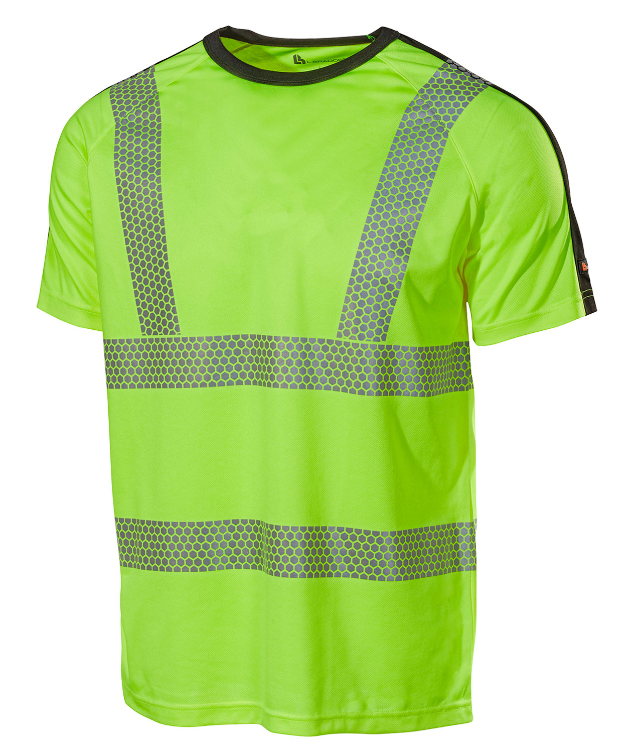 L.Brador 6120P arbeids T-skjorte, Hi-Vis&nbsp;Gul