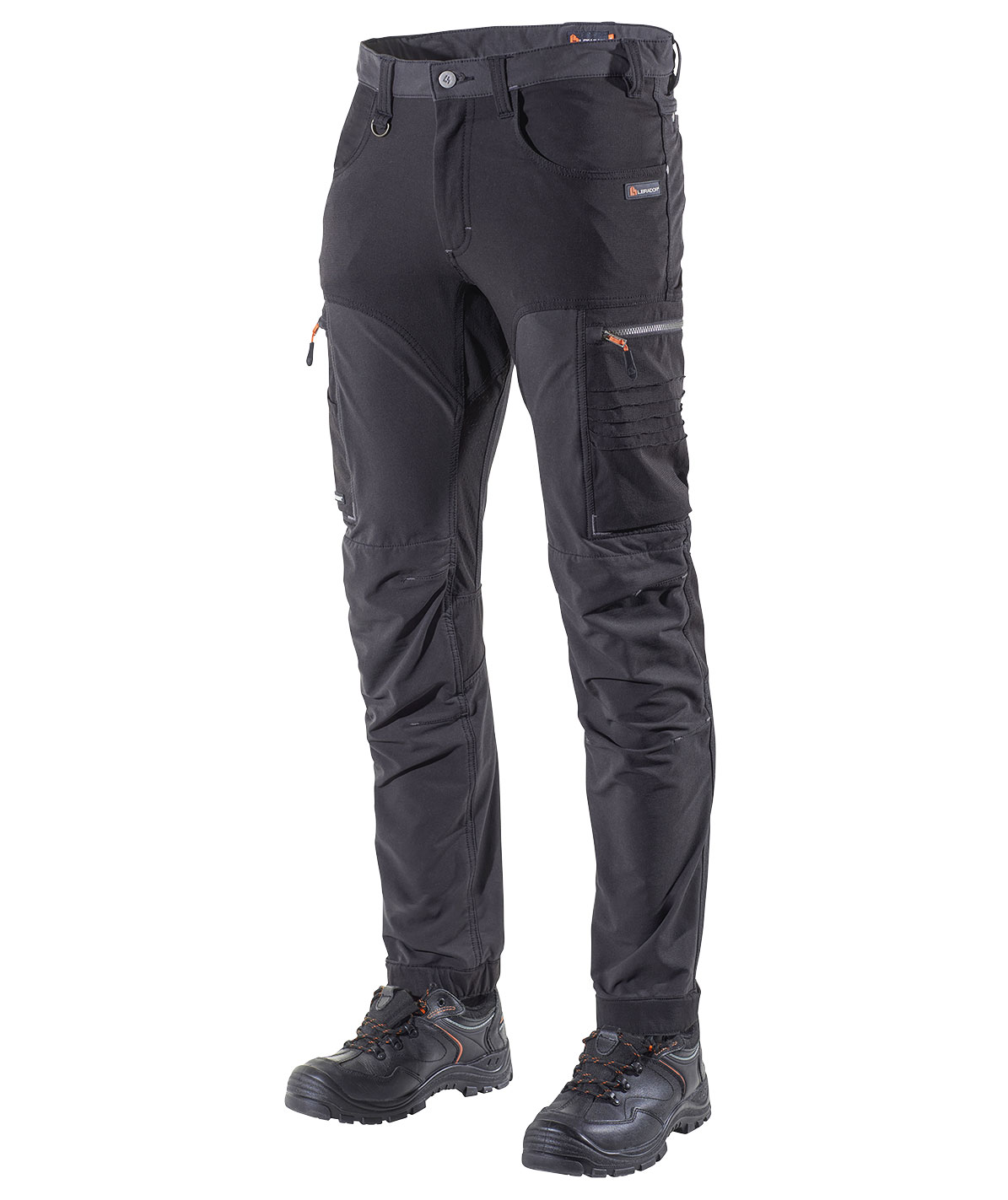 L.Brador&nbsp;arbetsbyxa 1030P full stretch, Svart