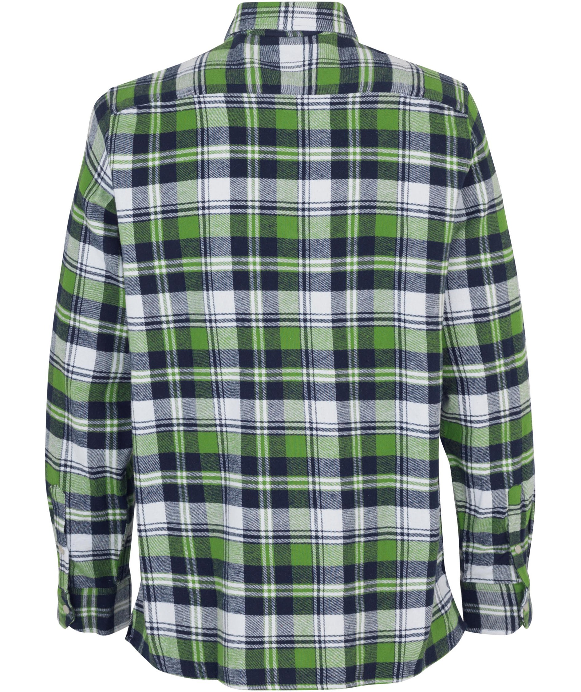 ID Green Leaf flannelskjorte, Gr&oslash;n, large image number 2