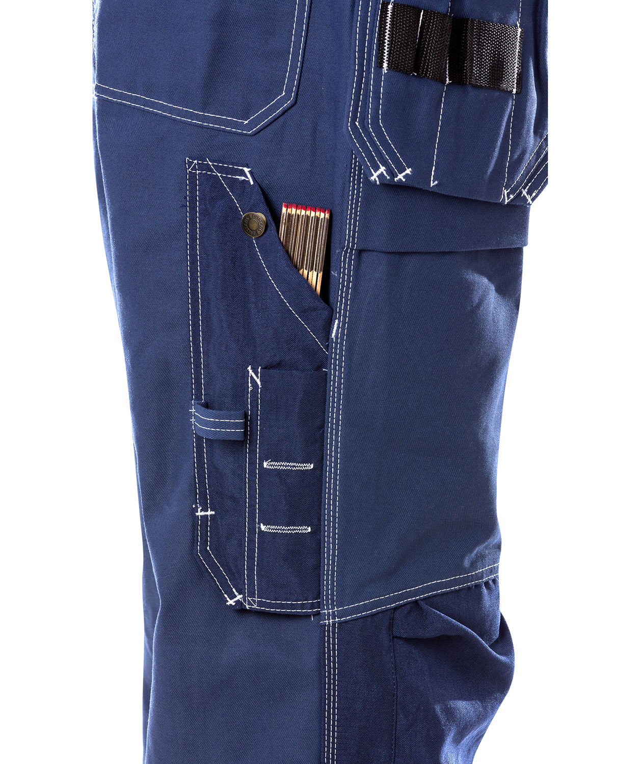 Fristads craftsman trousers 255K, Marine Blue, large image number 2