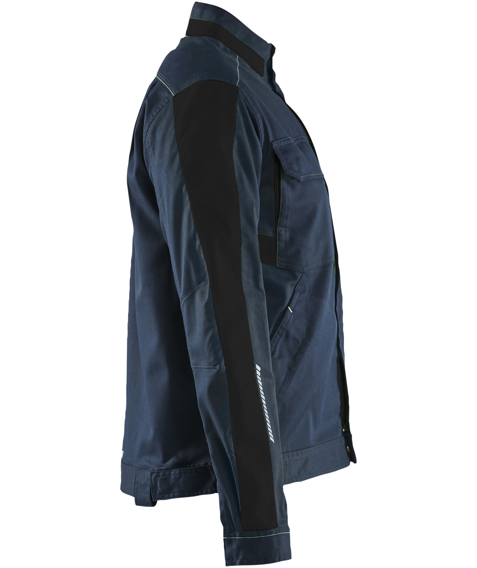 Bl&aring;kl&auml;der arbetsjacka dam, M&ouml;rk Marinbl&aring;/Svart, M&ouml;rk Marinbl&aring;/Svart, large image number 3