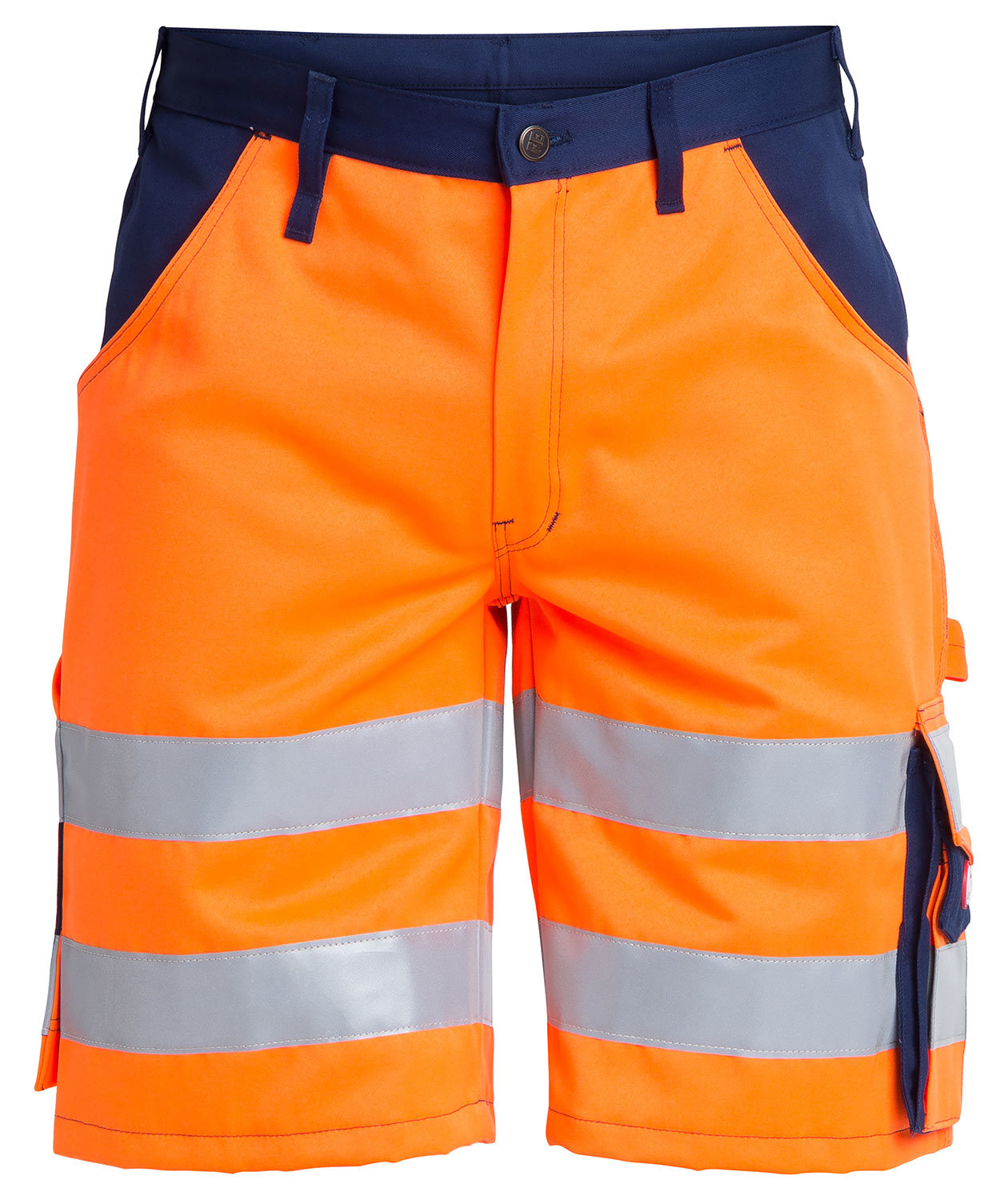 Engel arbejdsshorts, Hi-vis&nbsp;Orange/Marine