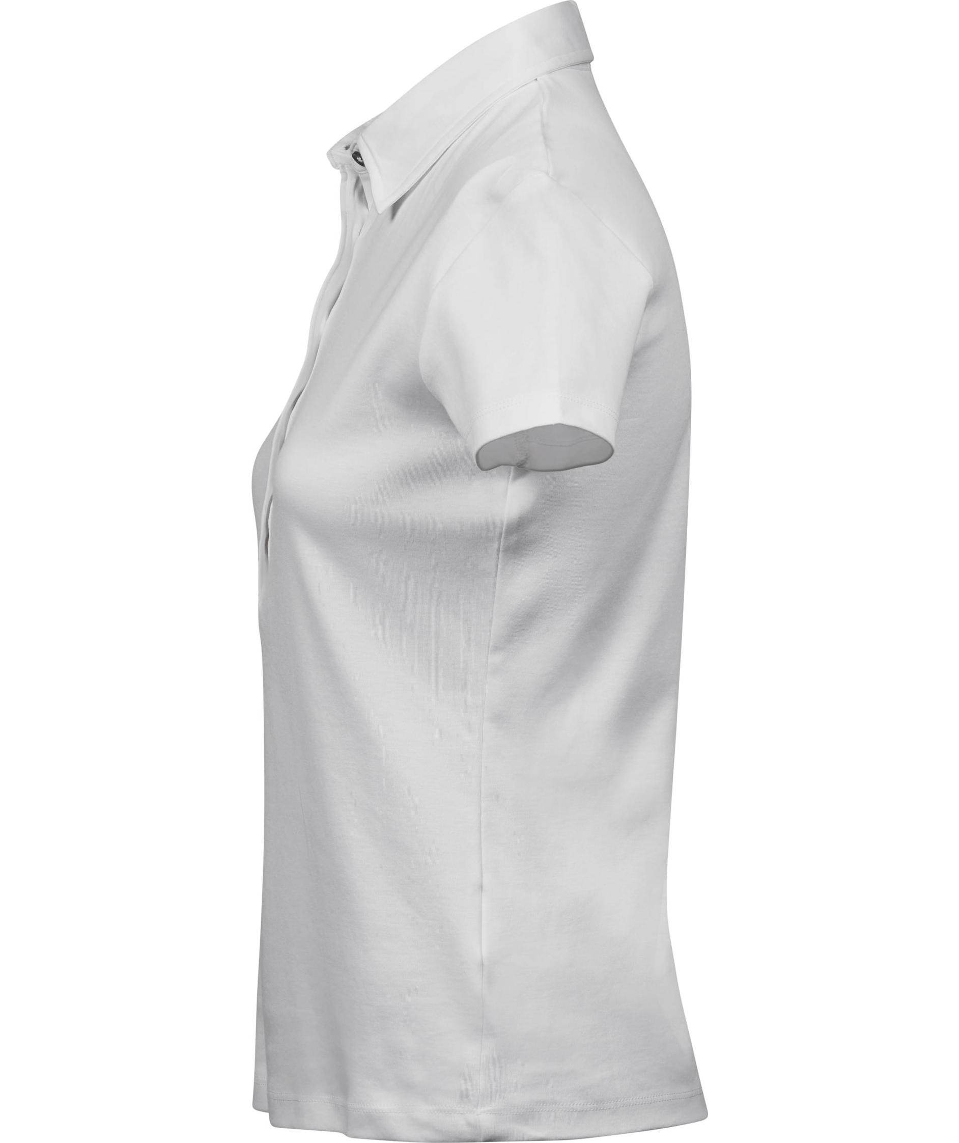Tee Jays women's Pima polo shirt, White, large image number 3
