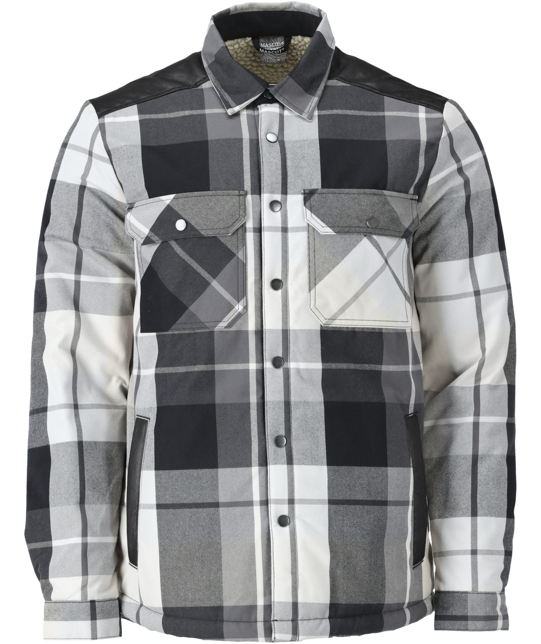 Mascot Customized flanell skjortejakke, Stein gr&aring;, Stein gr&aring;, swatch