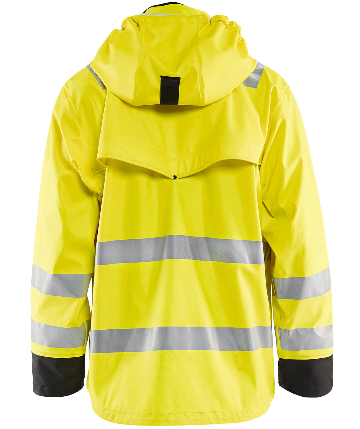 Bl&aring;kl&auml;der Heavy Weight regnjakke, Hi-vis Gul/Svart