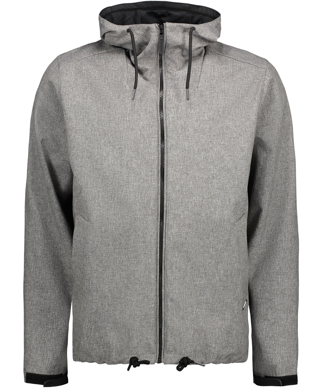 ID Casual softshelljacka med huva, Gr&aring;melerad