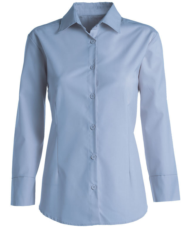 Kentaur modern fit skjorta dam, 7/8 &auml;rm, Bl&aring;melerad