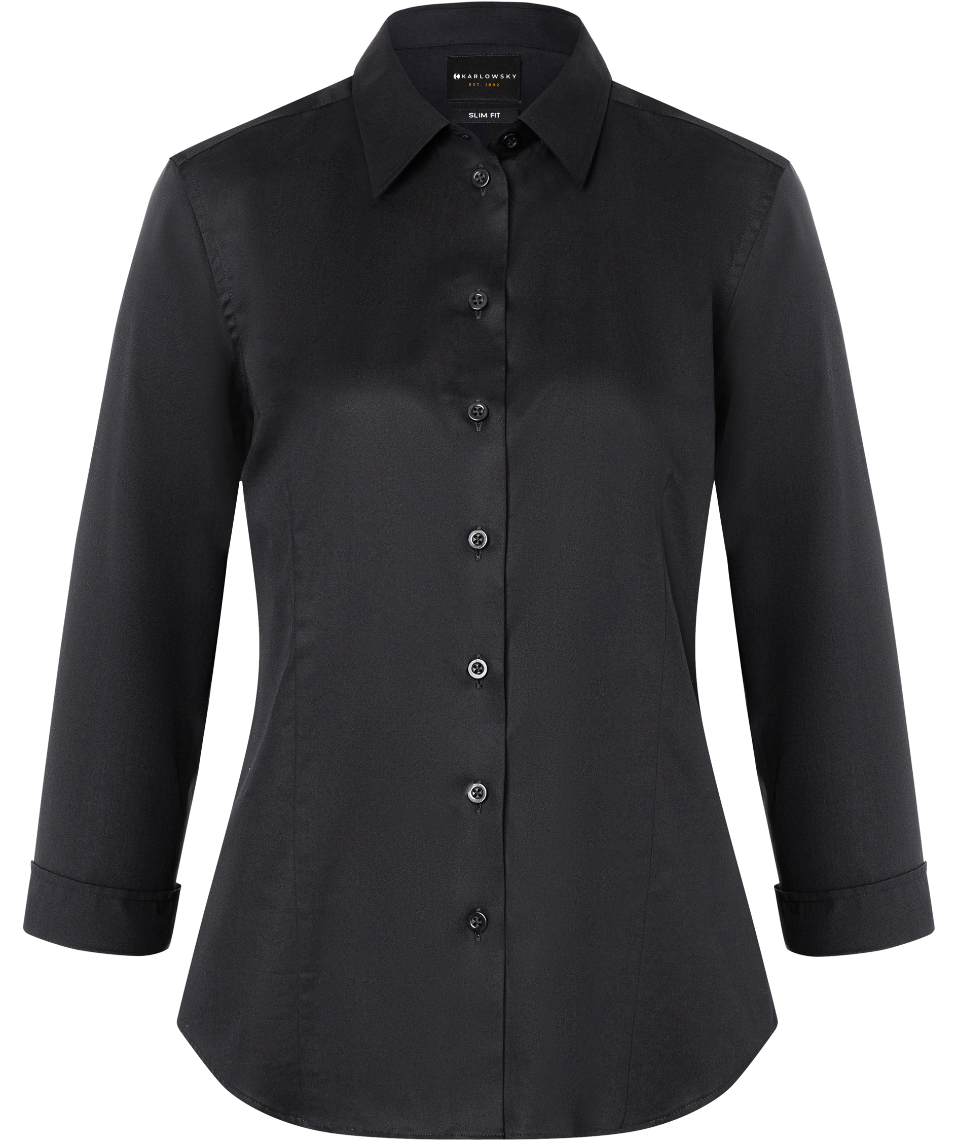 Karlowsky 3/4 skjorta dam, Black