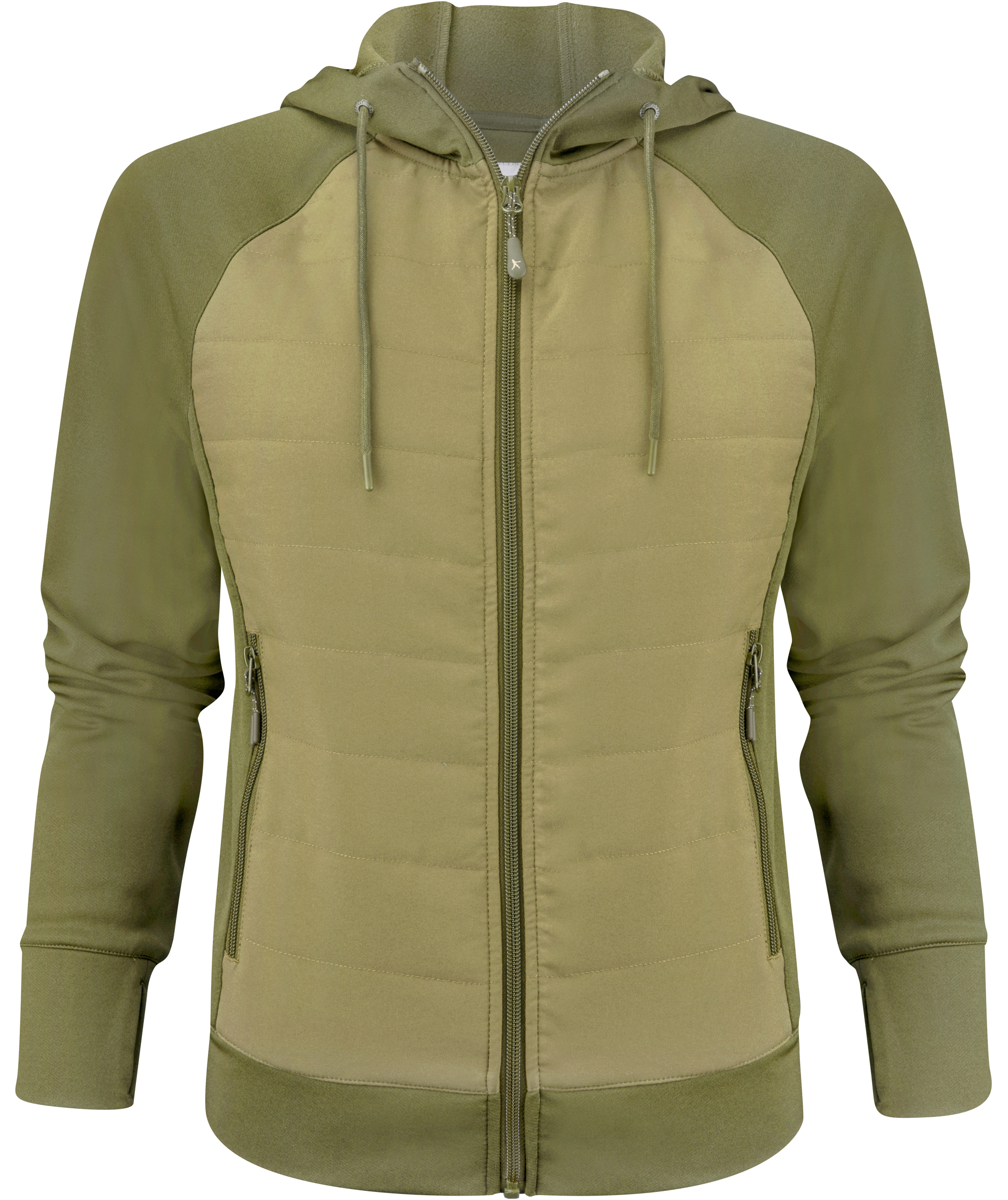 J. Harvest Sportswear Keyport dame hybridjakke, Khaki Green, Khaki Green, swatch