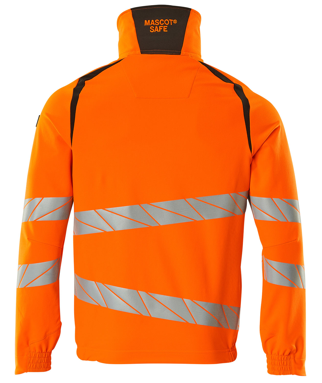 Mascot Accelerate Safe jacka full stretch, Varsel Orange/M&oslash;rk antracit, large image number 1
