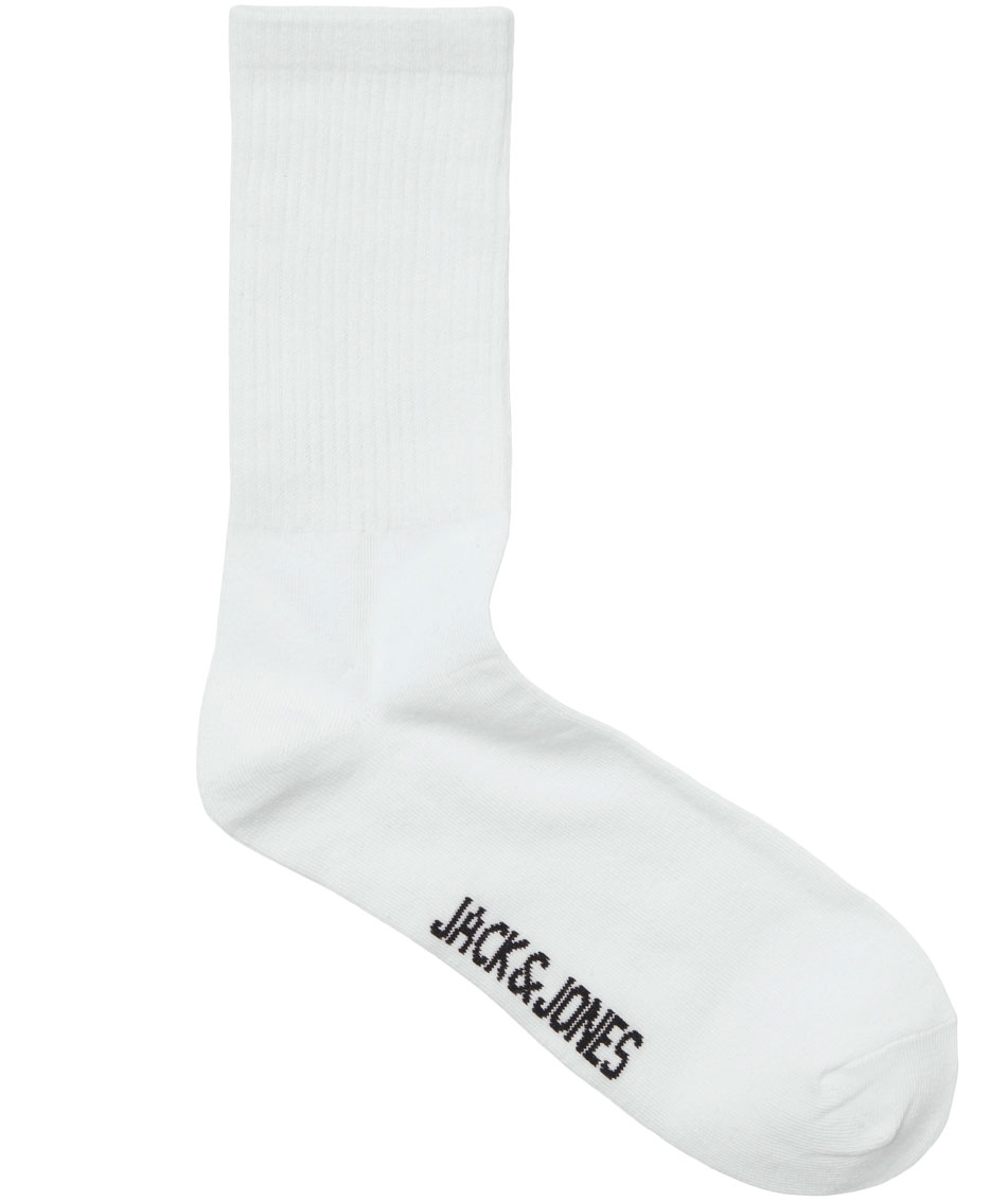 Jack & Jones JACCHARLES 3-pack tennisstrumpor, White
