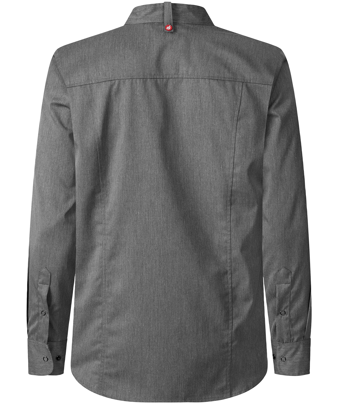 Segers 1109 chef shirt, Grey melange, large image number 2