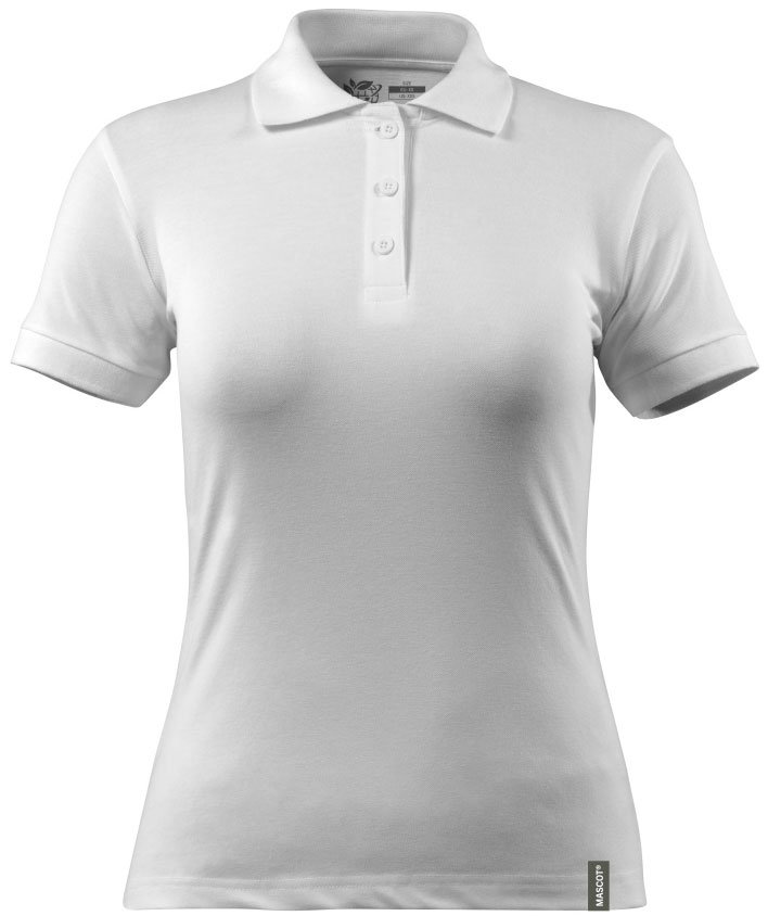 Mascot Crossover dame polo T-skjorte, Hvit, Hvit, swatch