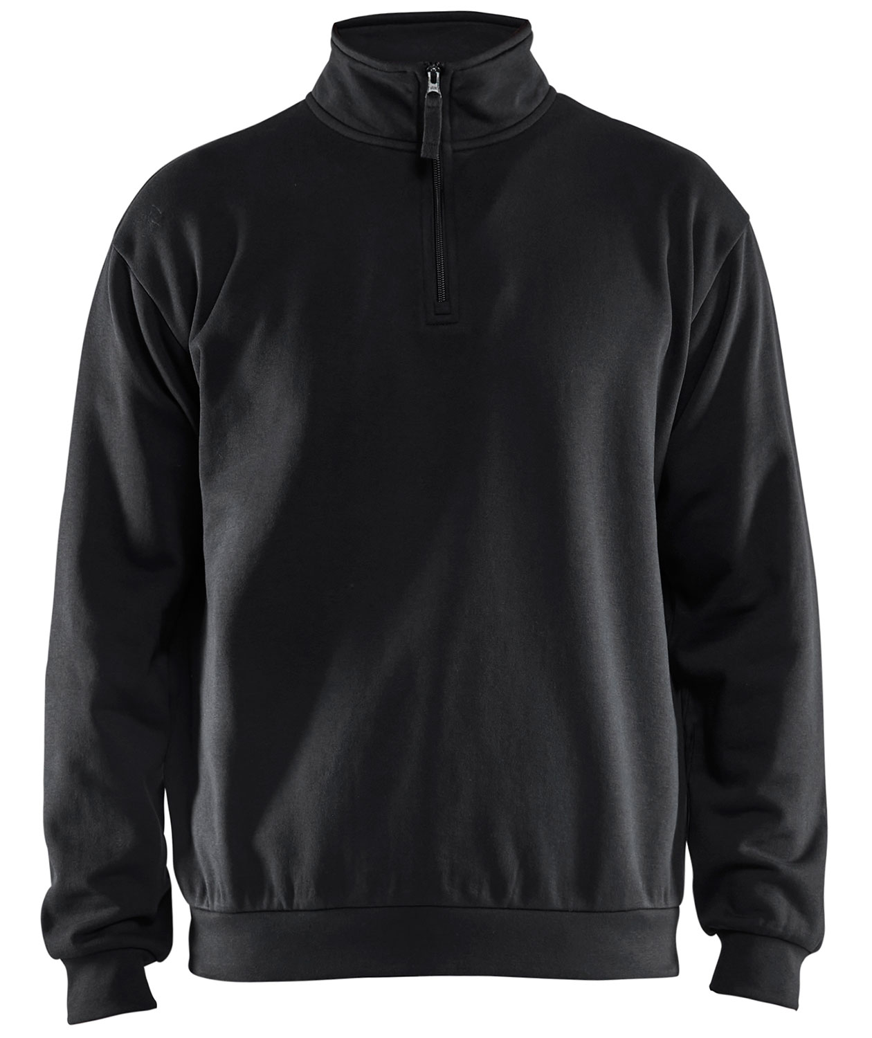 Bl&aring;kl&auml;der sweatshirt half zip, Svart