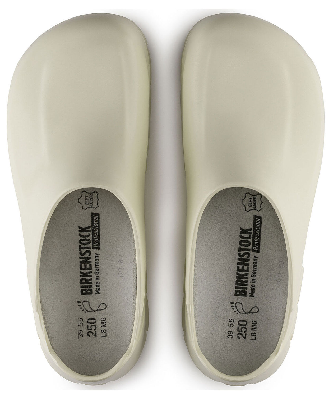 Birkenstock A630 Regular fit tr&aelig;sko OB, Hvid, large image number 3