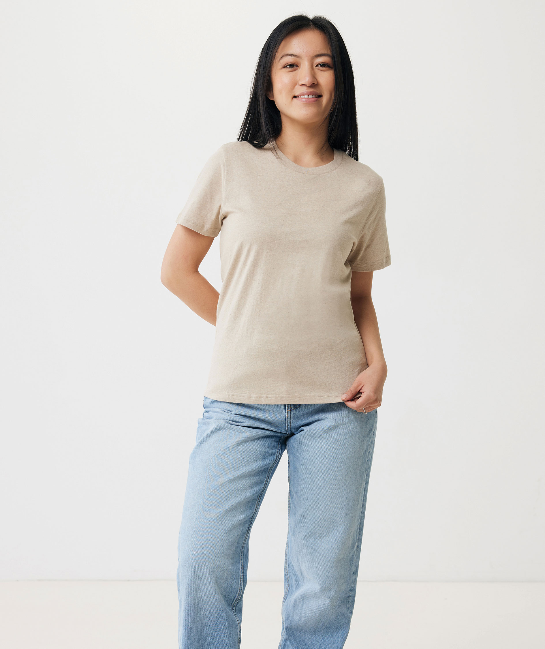 Iqoniq Brett T-shirt, Light Heather Brown, large image number 8