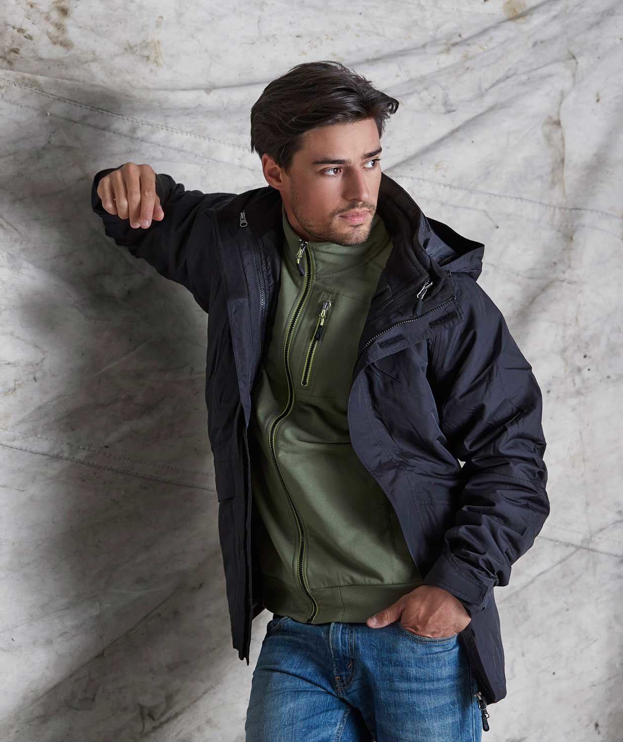 South West Greystone 3-i-1 jacka, Navy