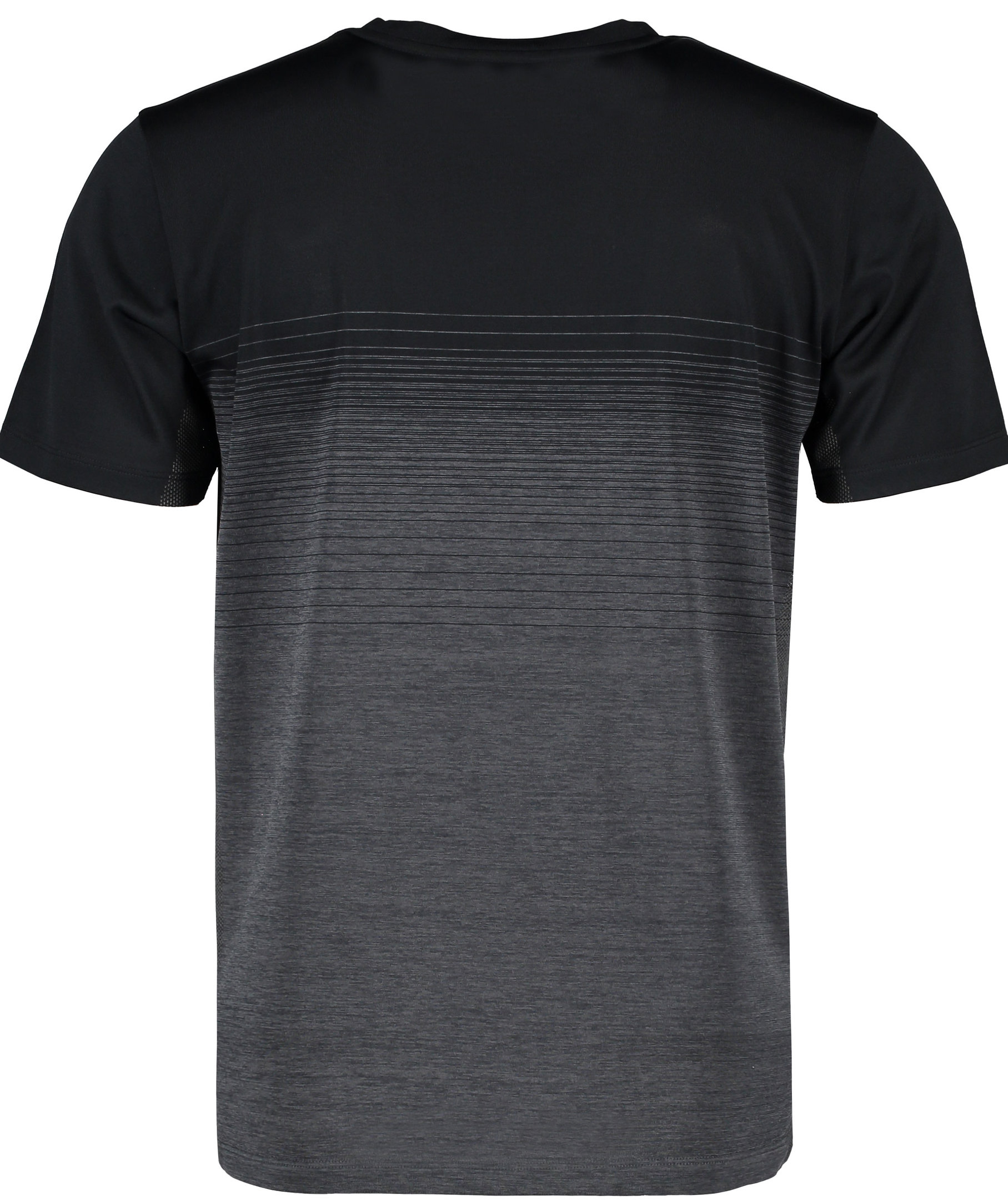GEYSER seamless striped T-shirt, Black, large image number 2