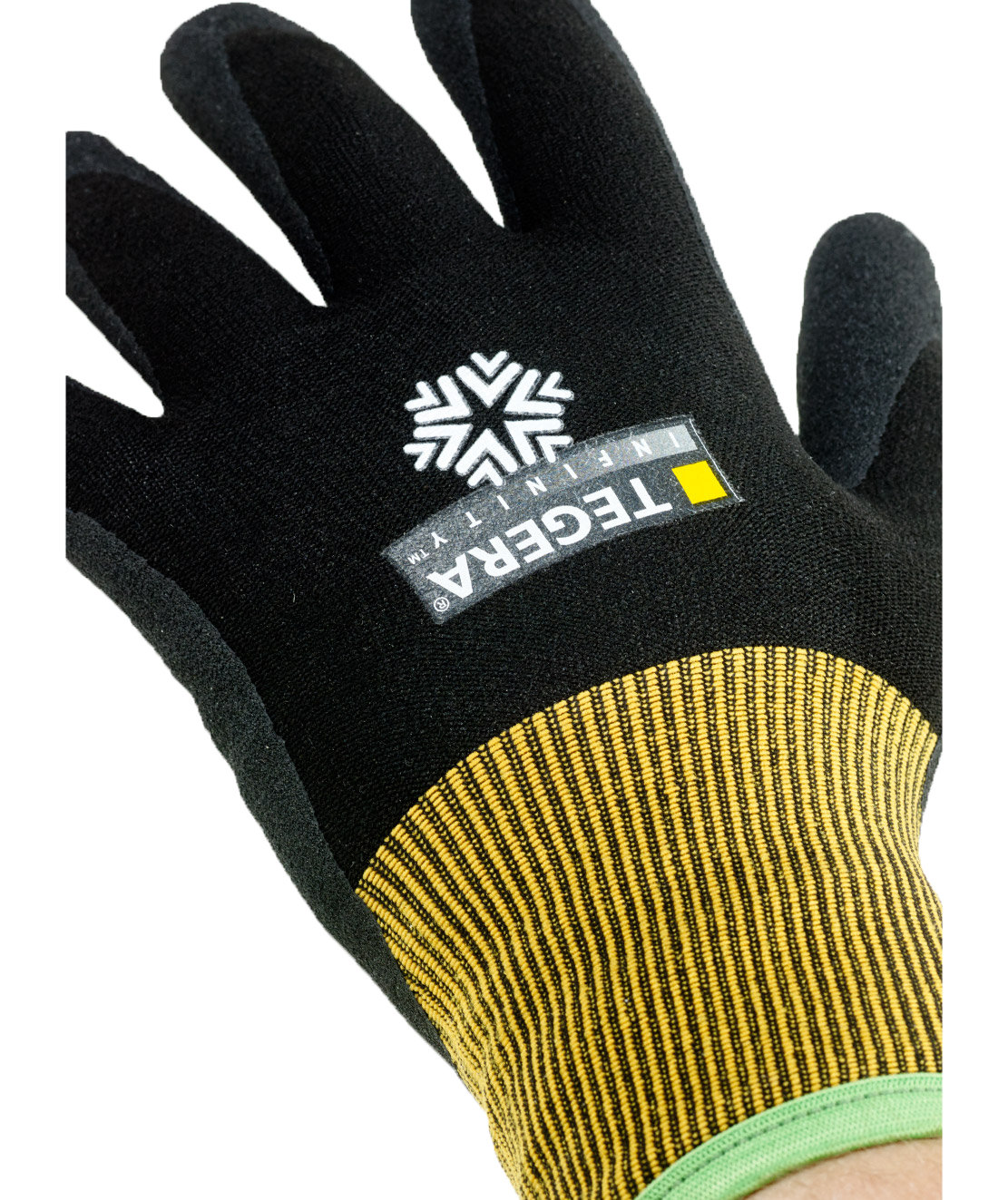 Tegera 8810 Infinity K&auml;lteschutzhandschuhe, Schwarz/Gelb