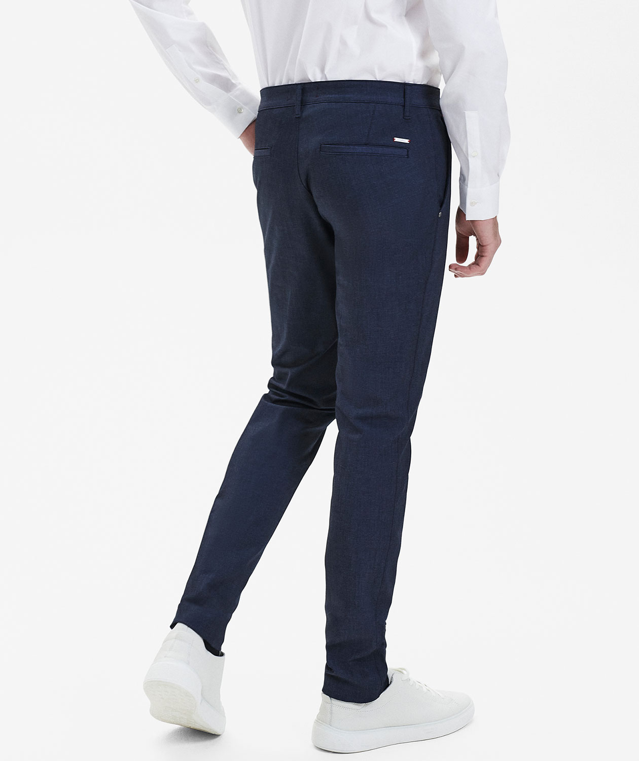 Sunwill Extreme Flexibility Slim fit byxa, Navy, large image number 4