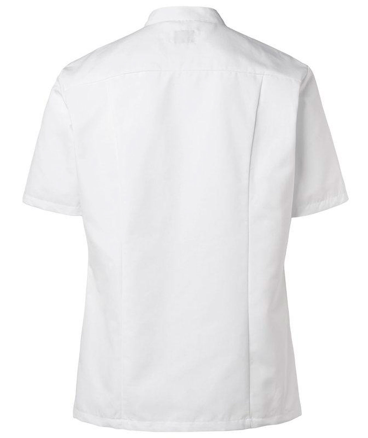 Segers modern fit kort&auml;rmad kockskjorta med tryckknappar, Vit, large image number 2