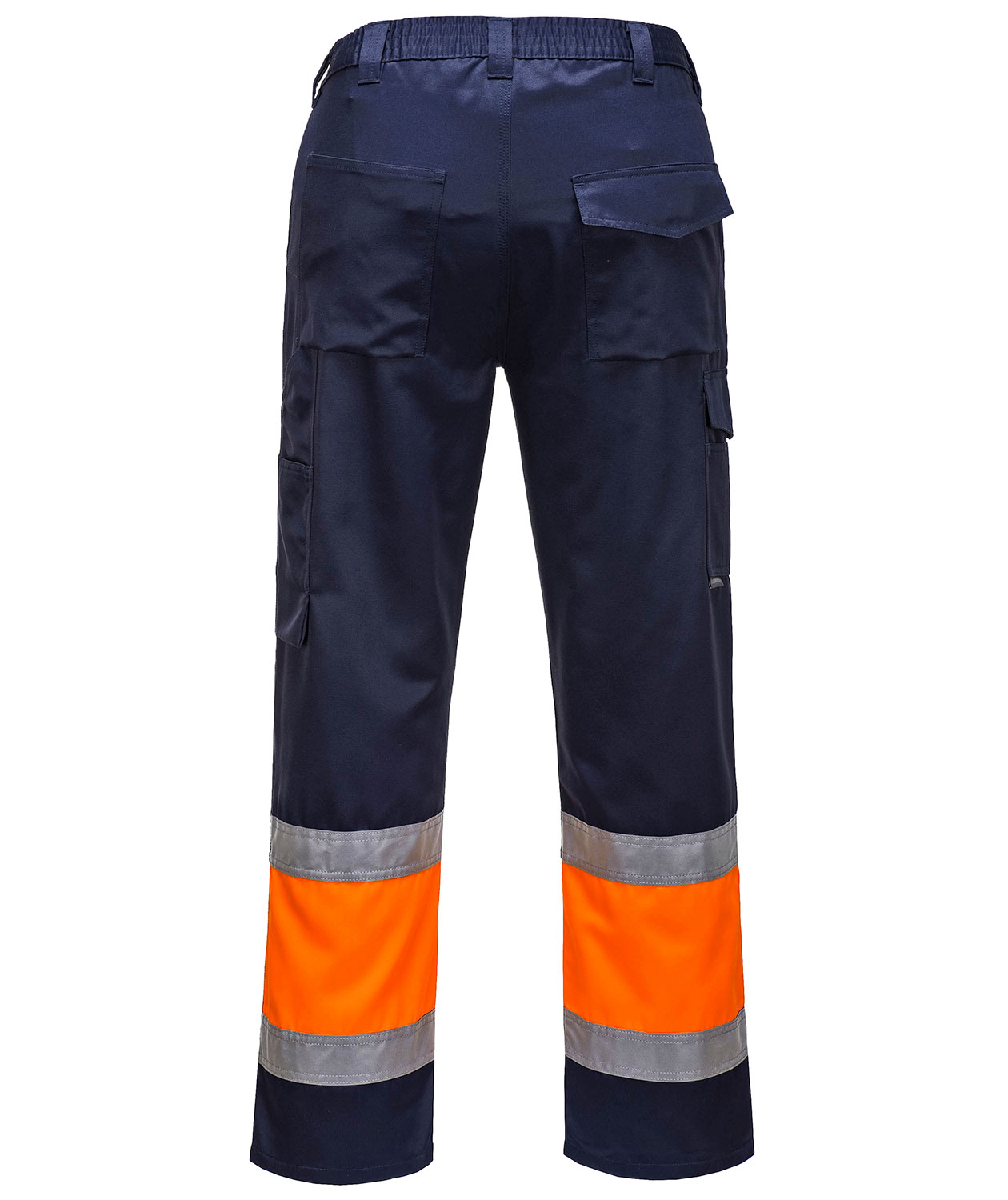 Portwest servicebukser, Hi-vis Orange/Marine, large image number 1