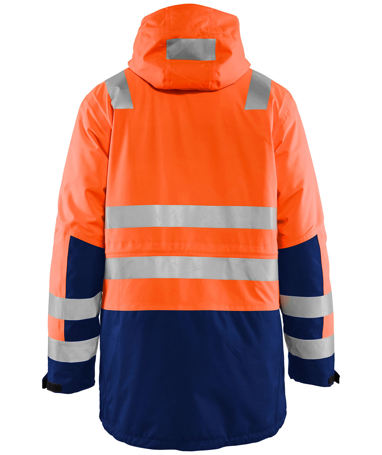 Bl&aring;kl&auml;der parkajakke, Hi-vis Orange/Marine, large image number 1