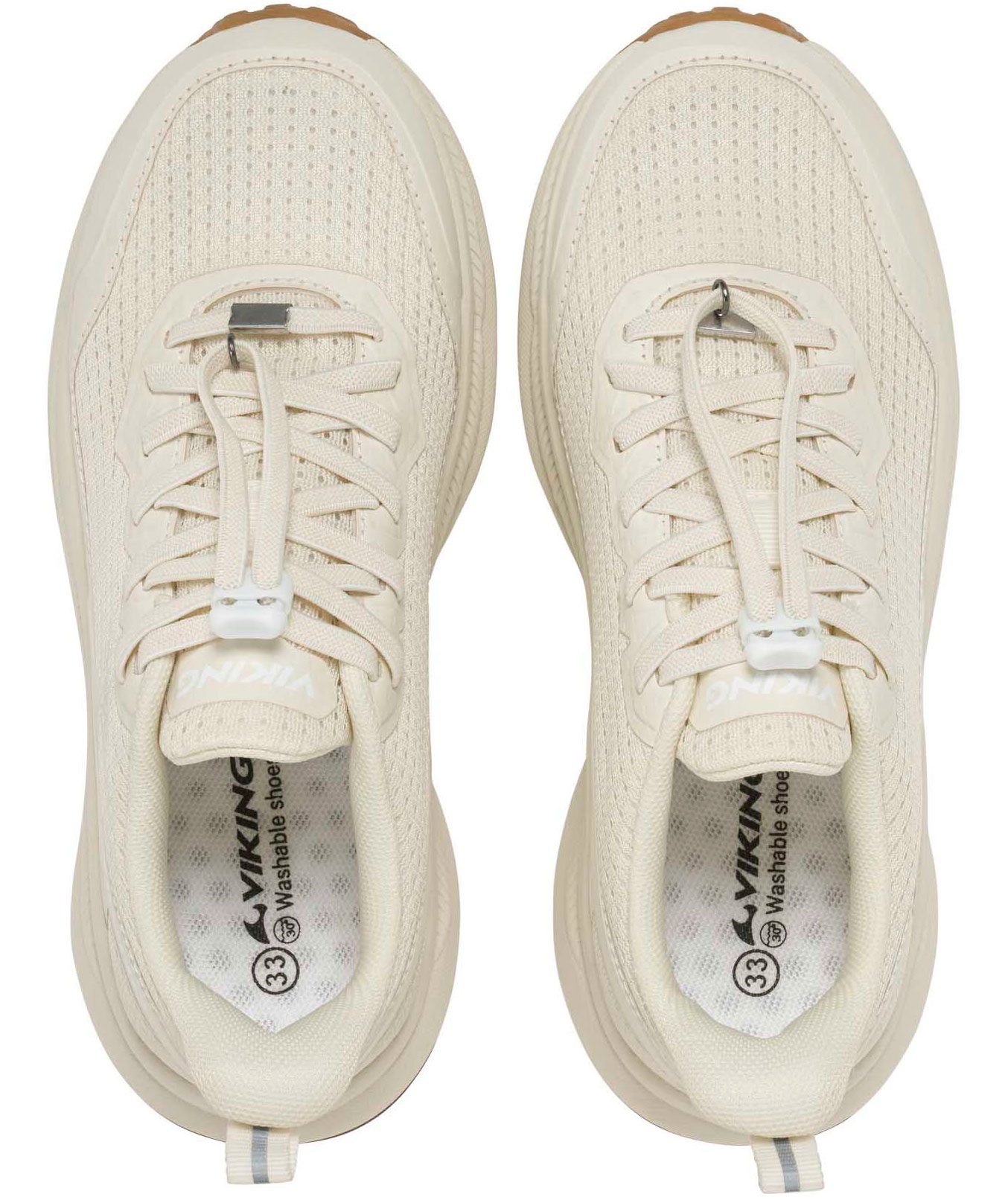 Viking Flow Viking Flow sneakers til barn, Cream, large image number 3