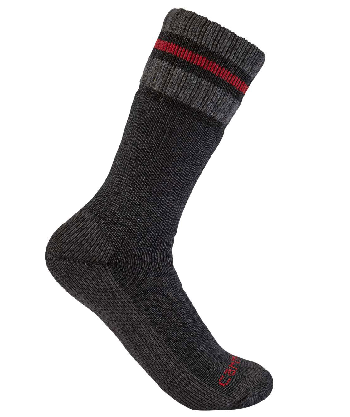 Carhartt 2-Pack st&oslash;vlesokker med ull, Svart