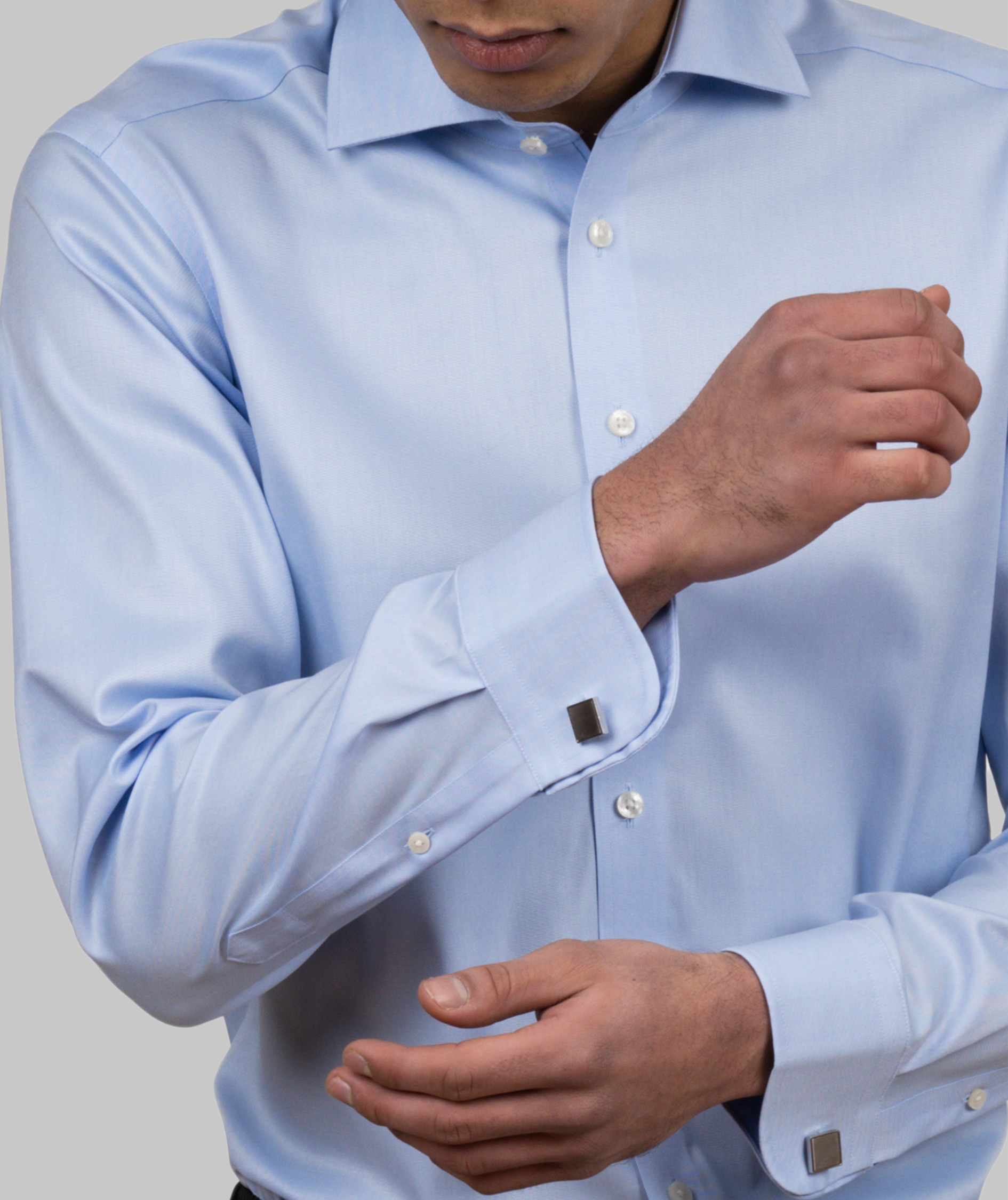 J. Harvest & Frost Black Bow 60 slim fit skjorte, Sky Blue, large image number 5