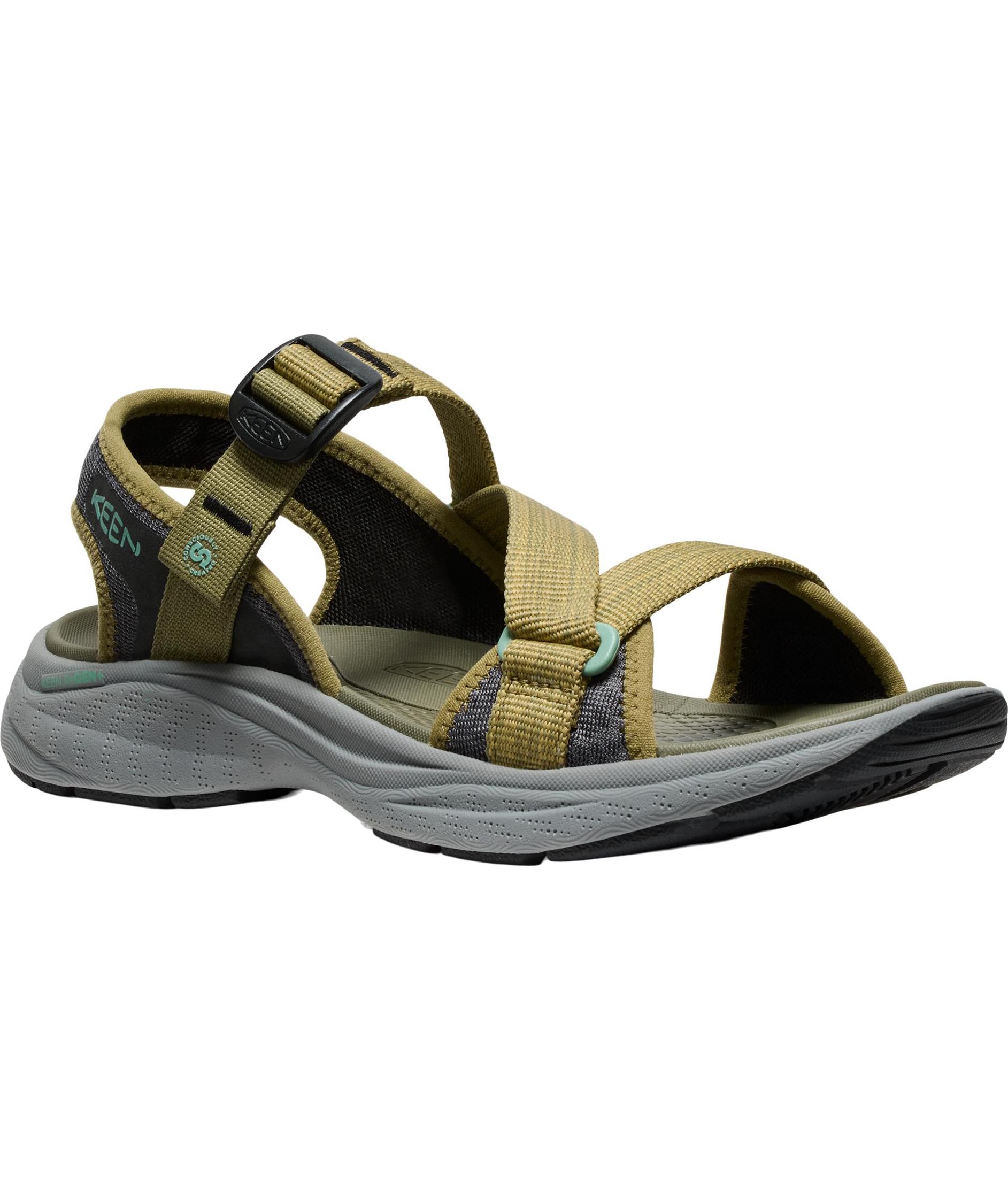 Keen Leiki OT dame sandaler, Martini olive/granite green, large image number 2