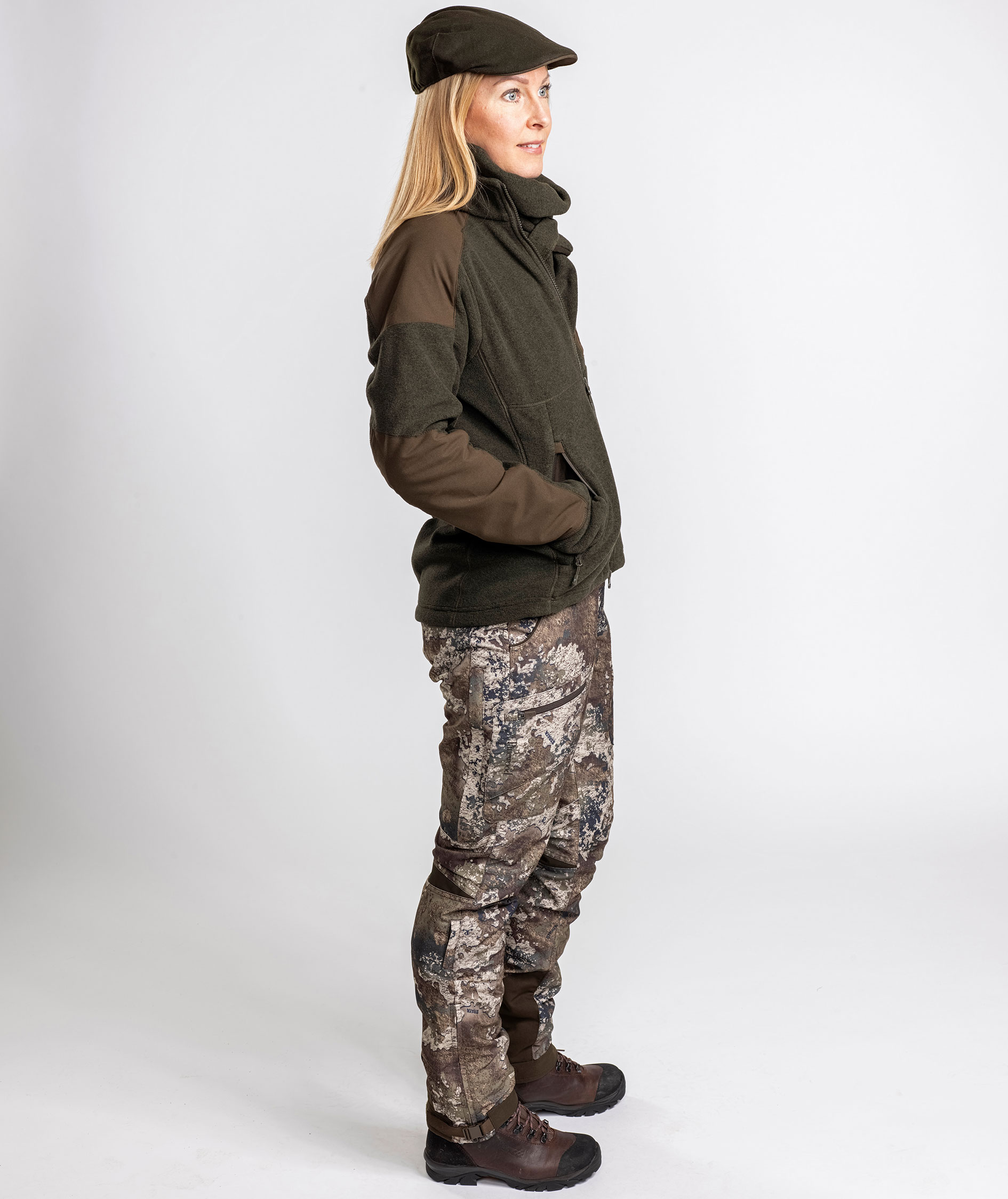 Pinewood&nbsp;Sm&aring;land Forest dame fleecejakke, Jagtgr&oslash;n, large image number 3