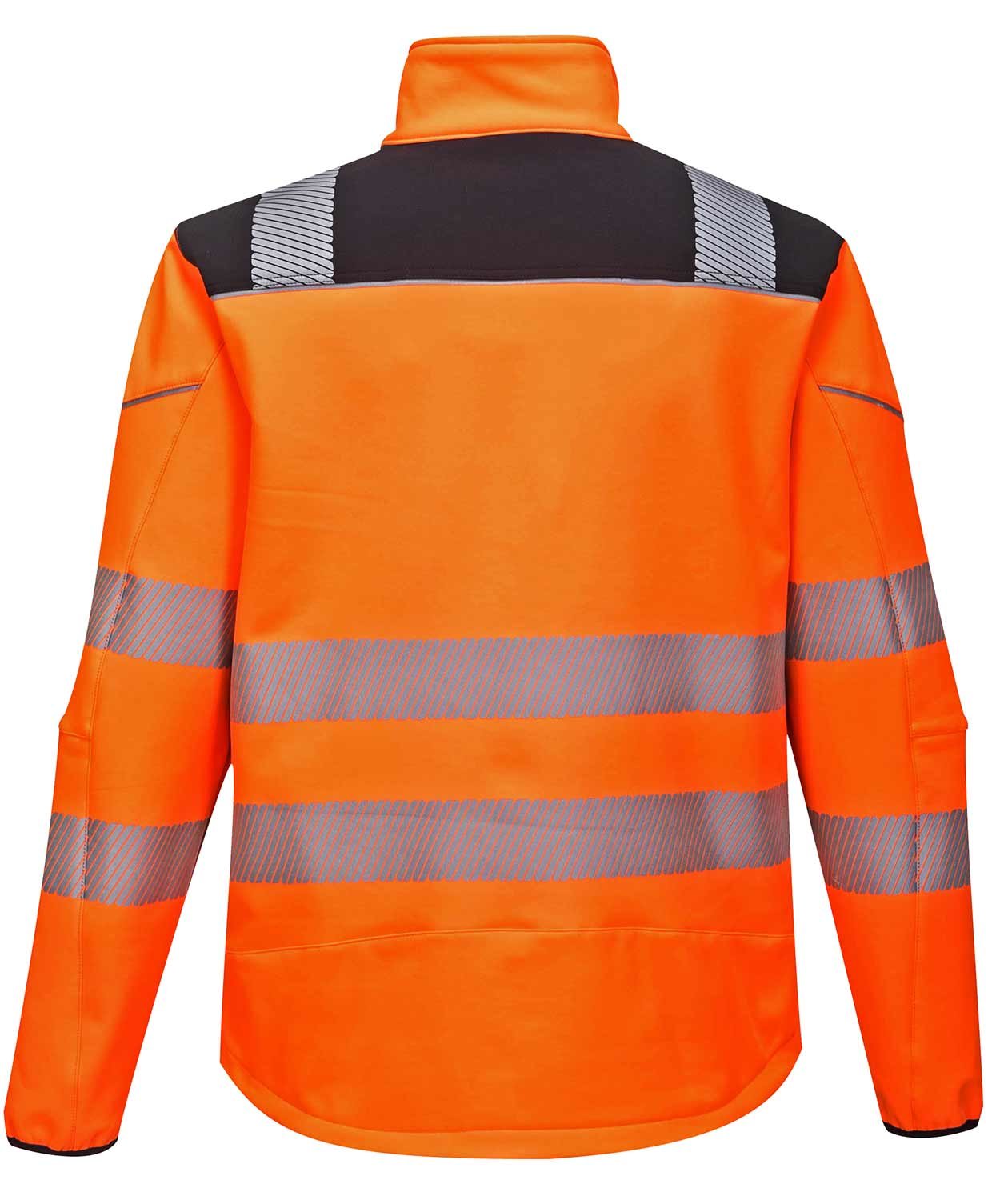 Portwest PW3 Softshelljacke, Hi-Vis Orange/Schwarz