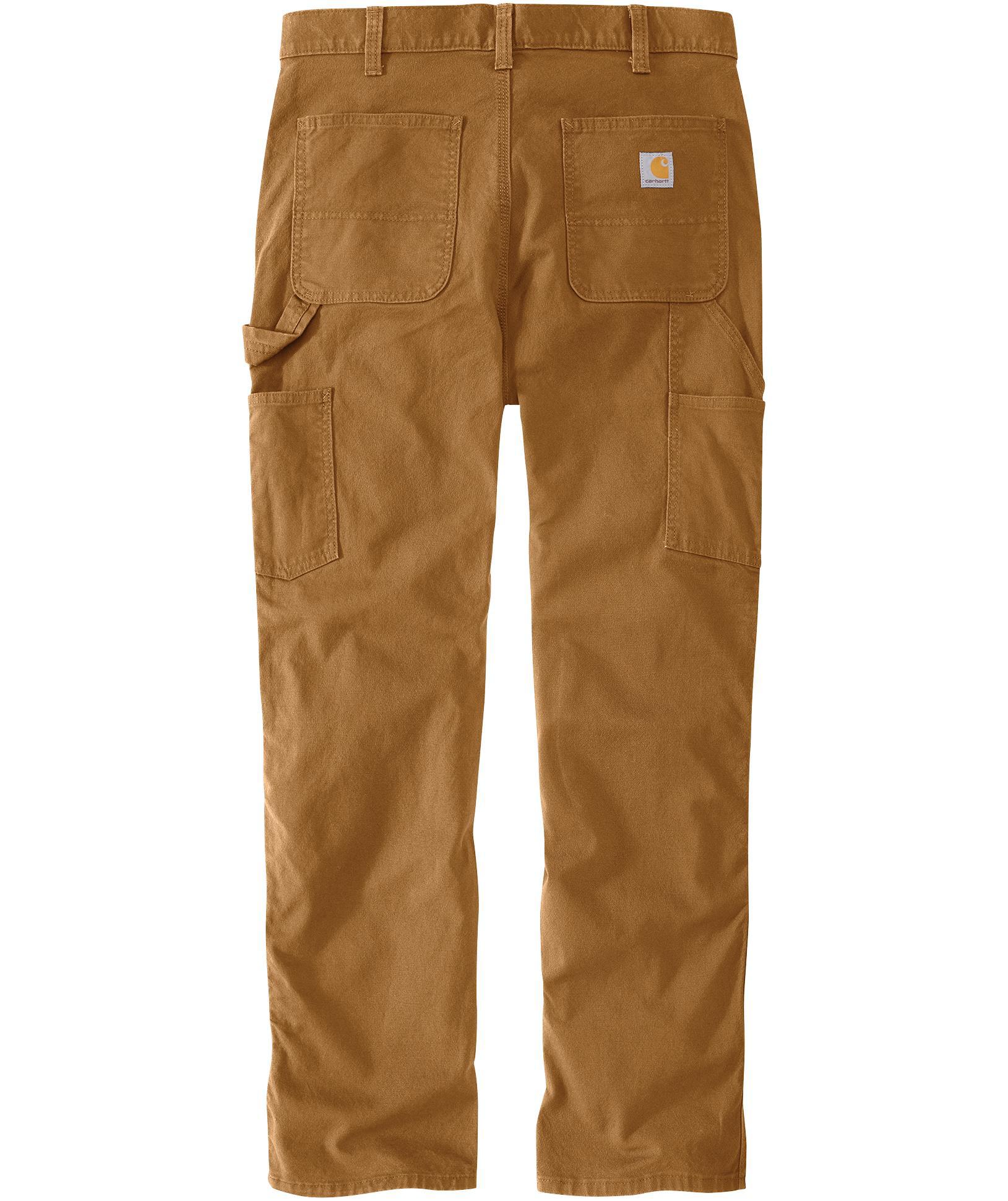 Carhartt Double Front Dungaree Hose, Carhartt Brown, large image number 1