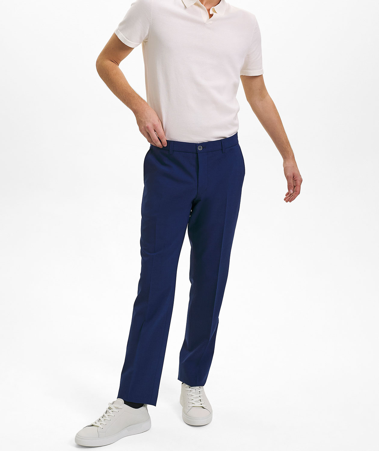 Sunwill Bistretch Modern fit bukser, Indigobl&aring;, large image number 3